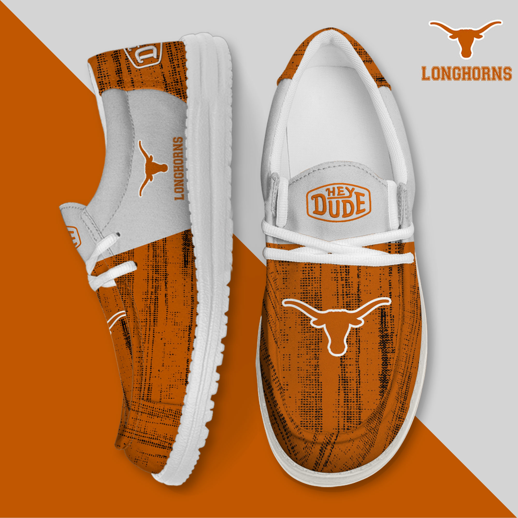 footwearelite texas longhorns custom name hey dude shoes udaxv