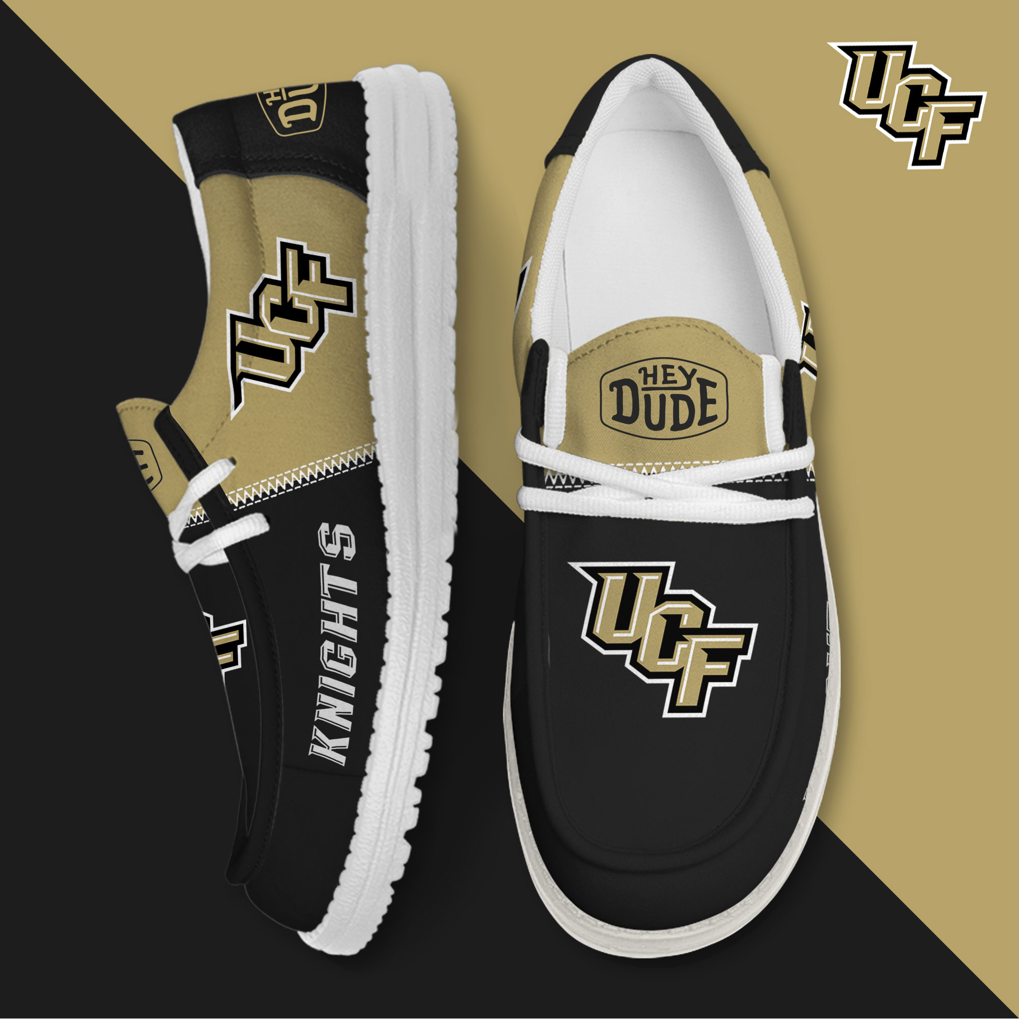 footwearelite ucf knights custom name hey dude shoes 9chuh