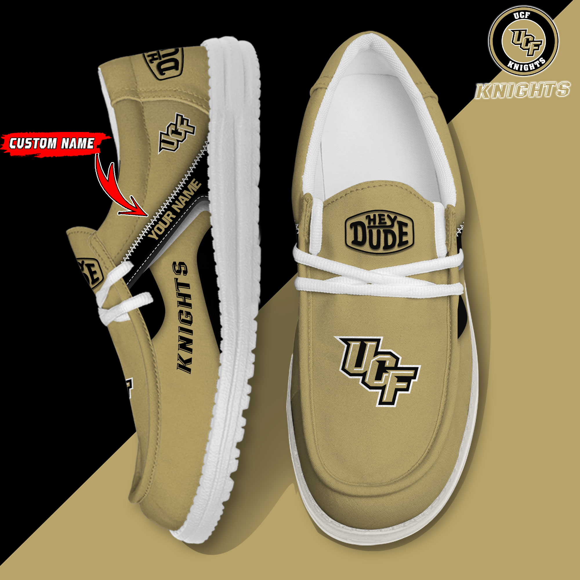 footwearelite ucf knights custom name hey dude shoes sdgex