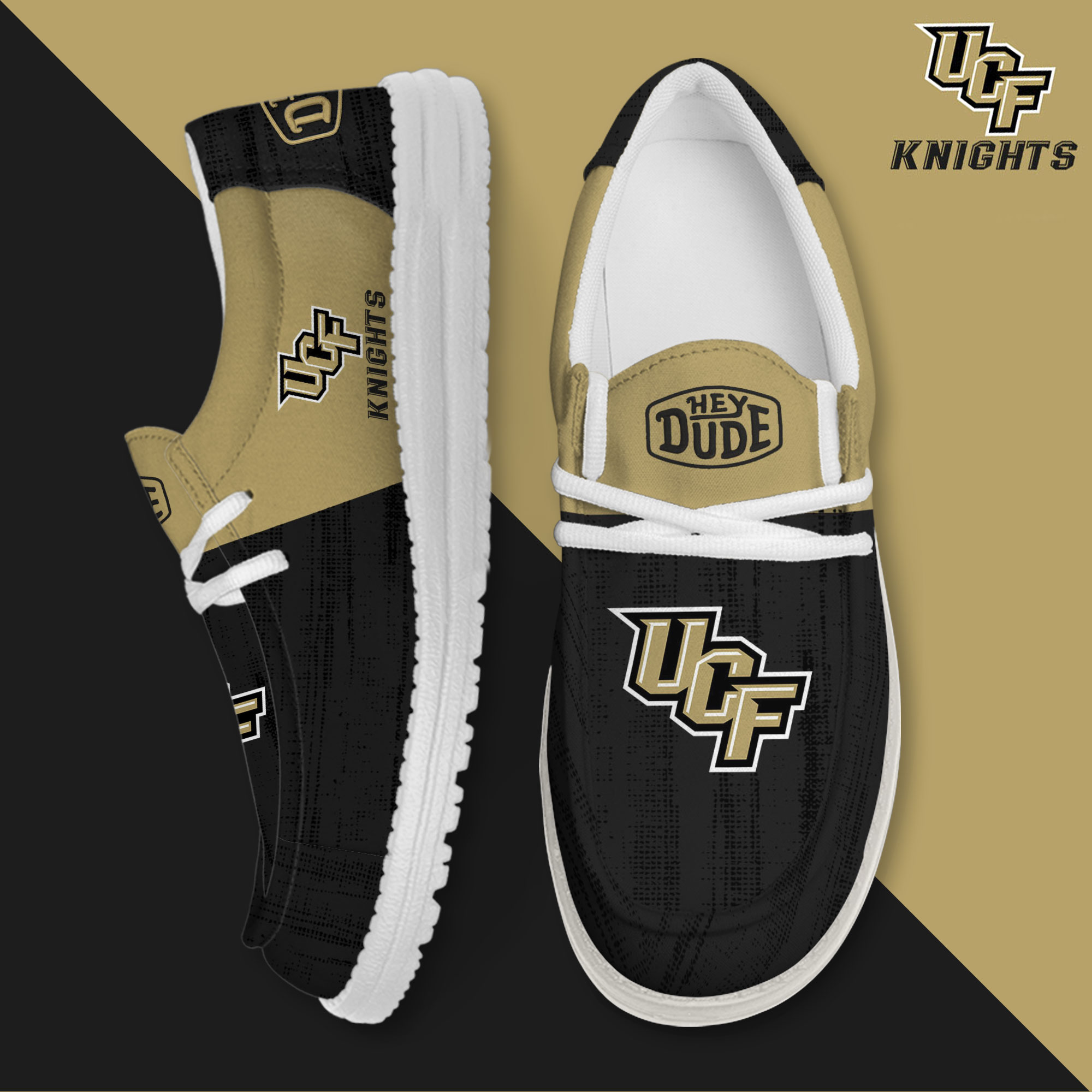 footwearelite ucf knights custom name hey dude shoes sncfz