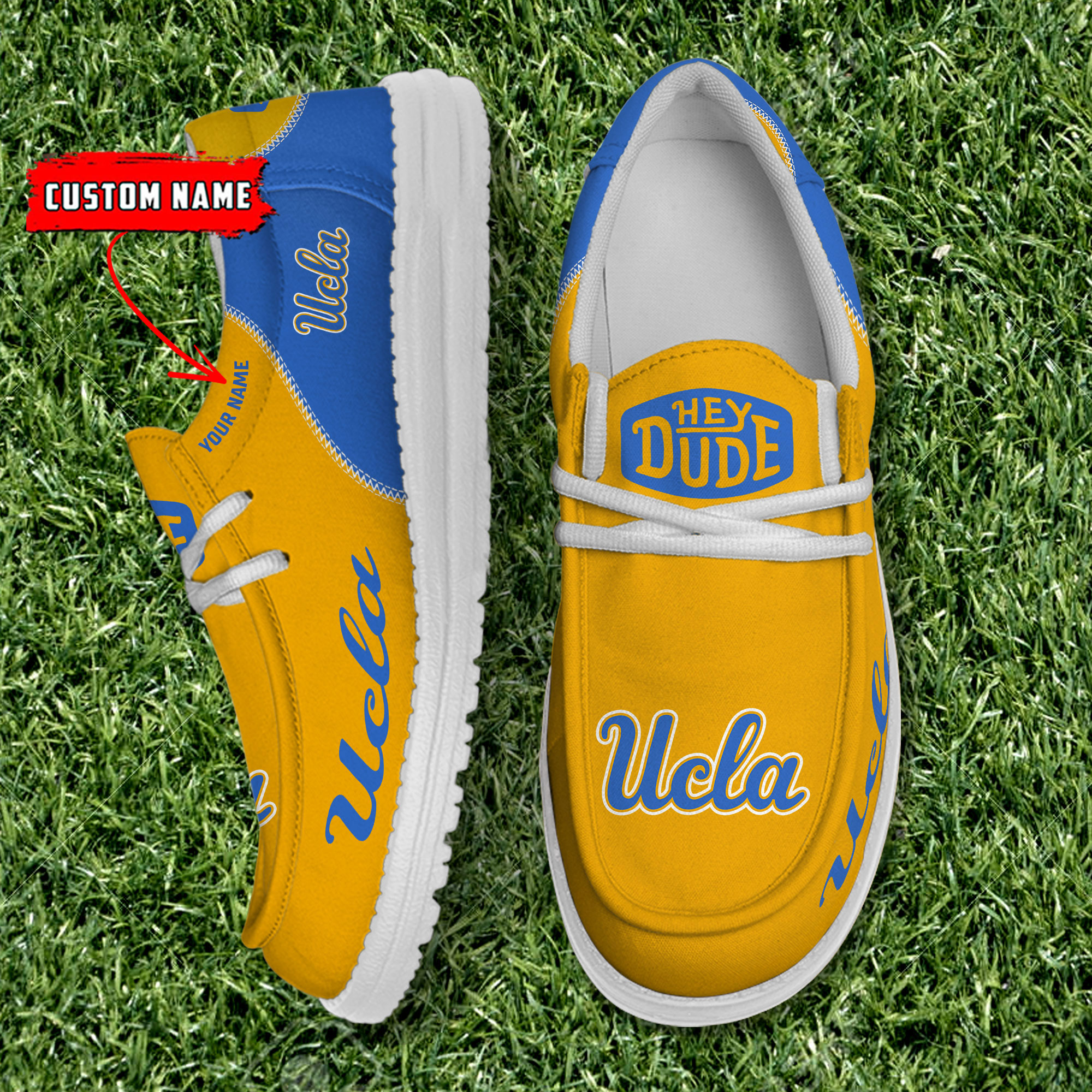 footwearelite ucla custom name hey dude shoes horuv