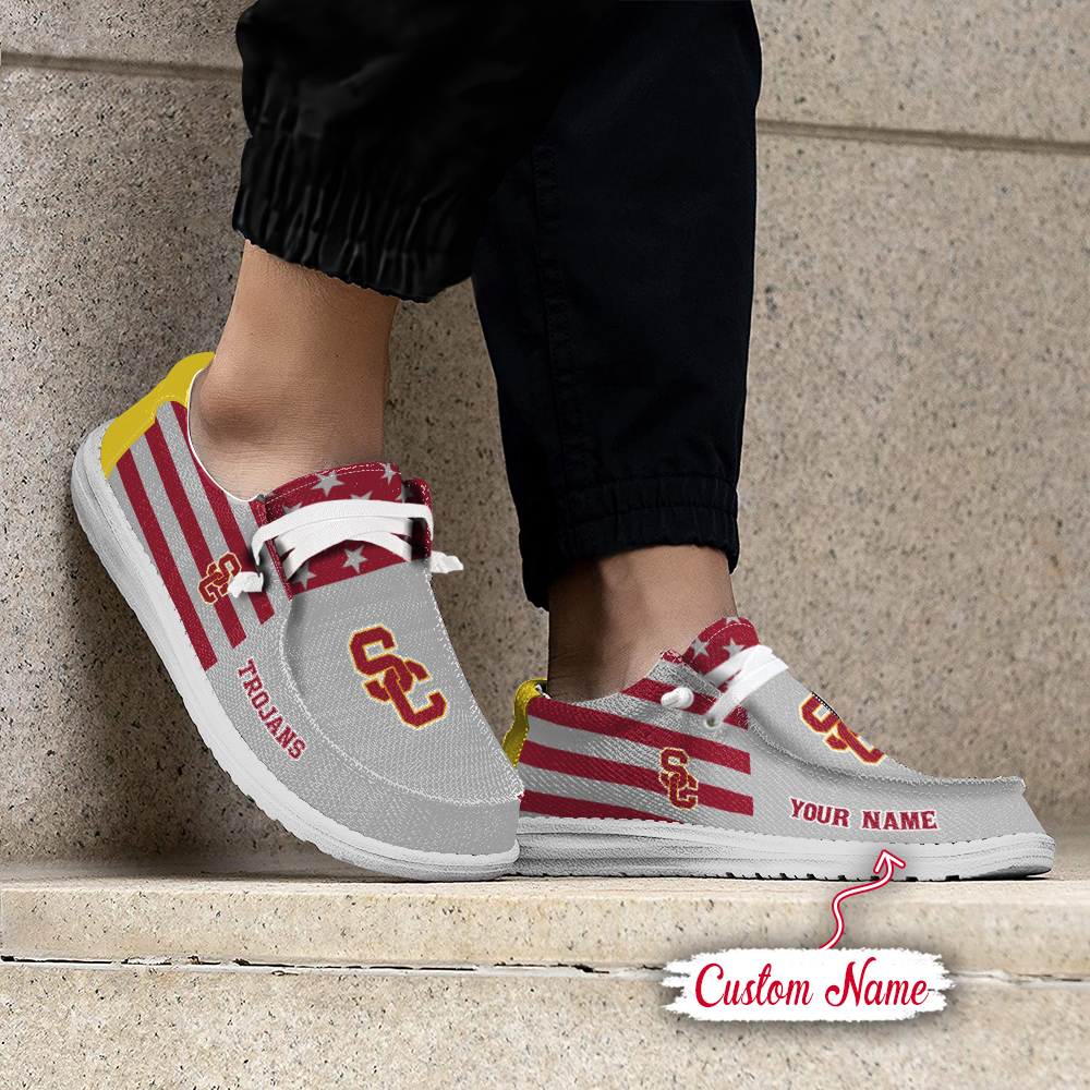 footwearelite usc trojans custom name hey dude shoes 2dnll