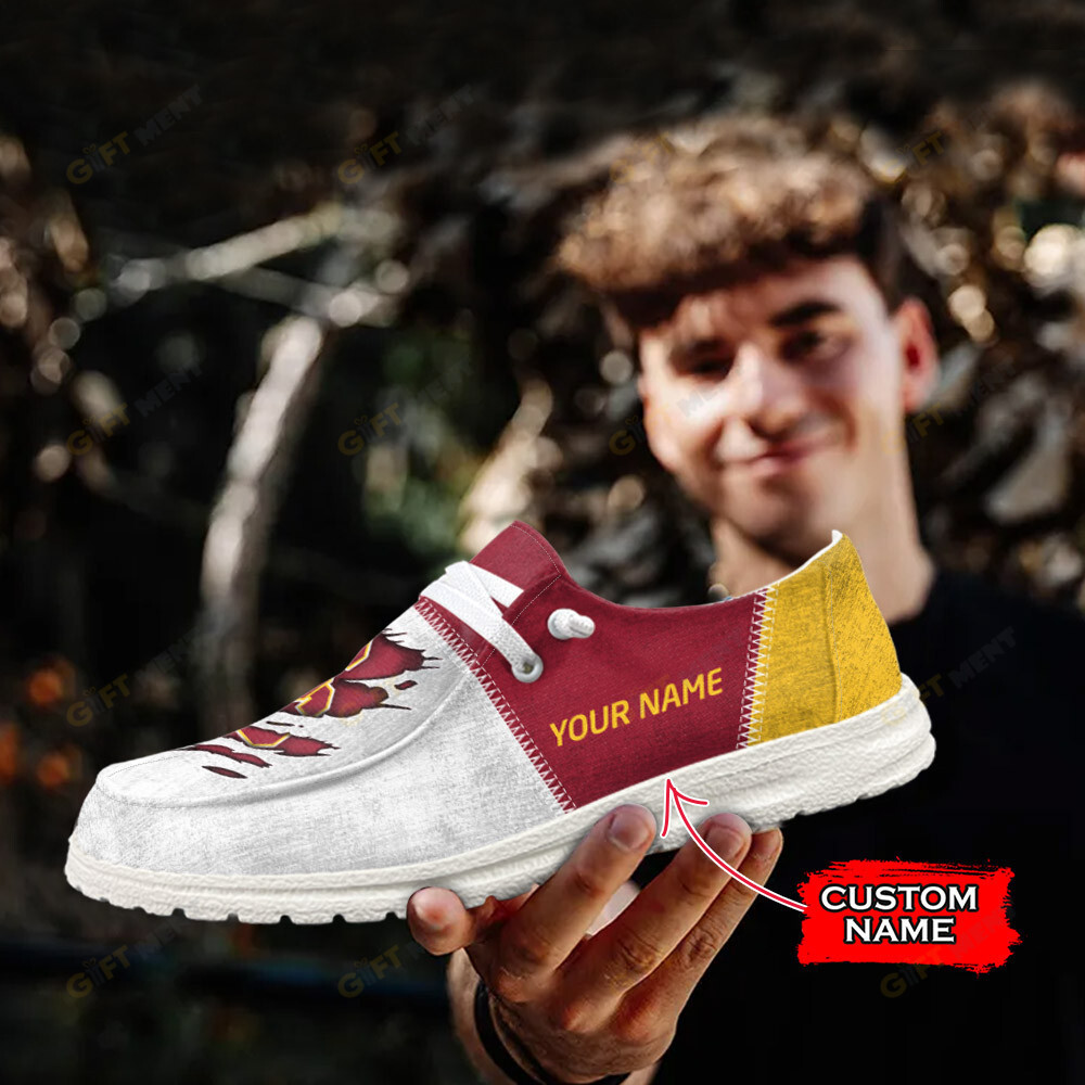 footwearelite usc trojans custom name hey dude shoes lvfsk