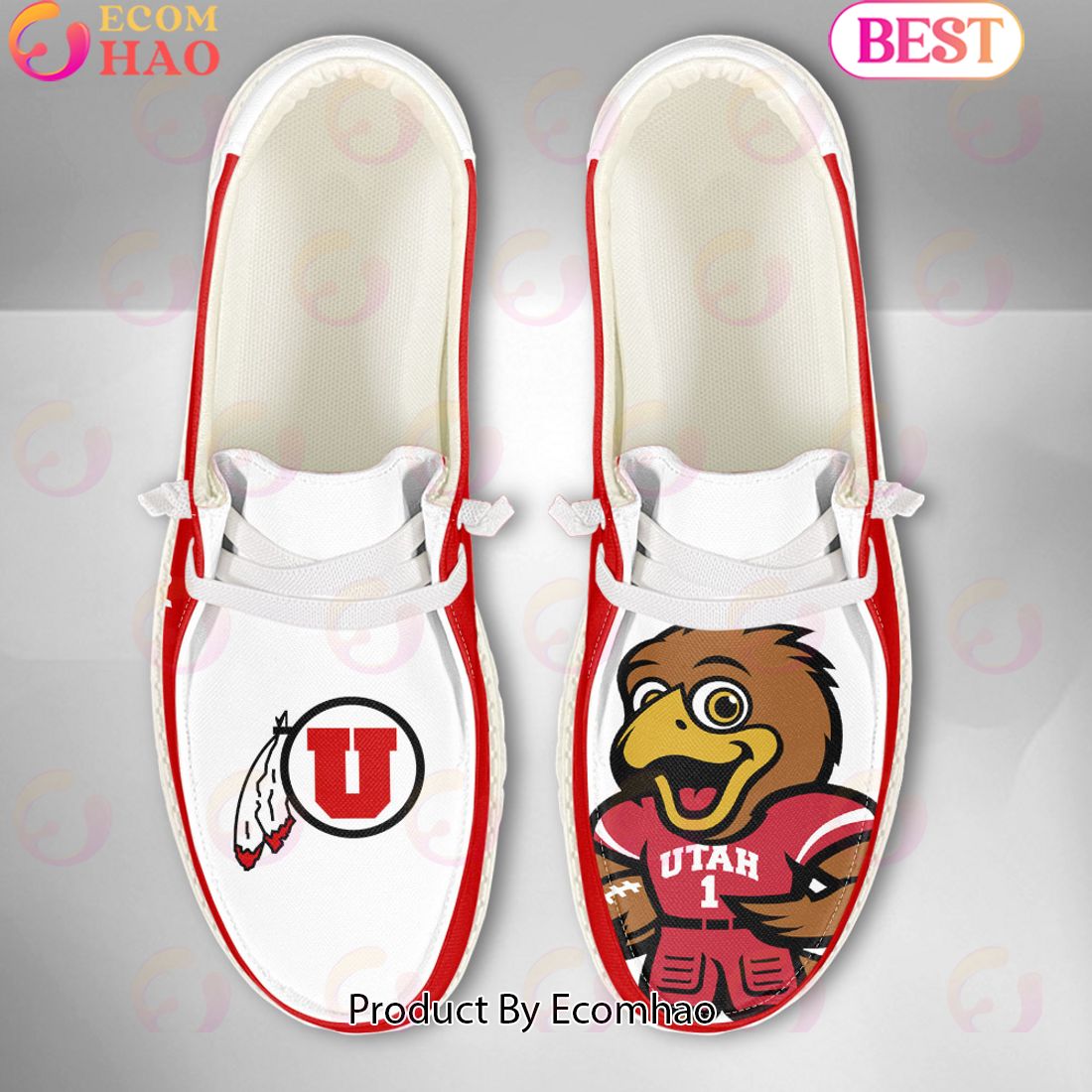 footwearelite utah utes custom name hey dude shoes jzs21