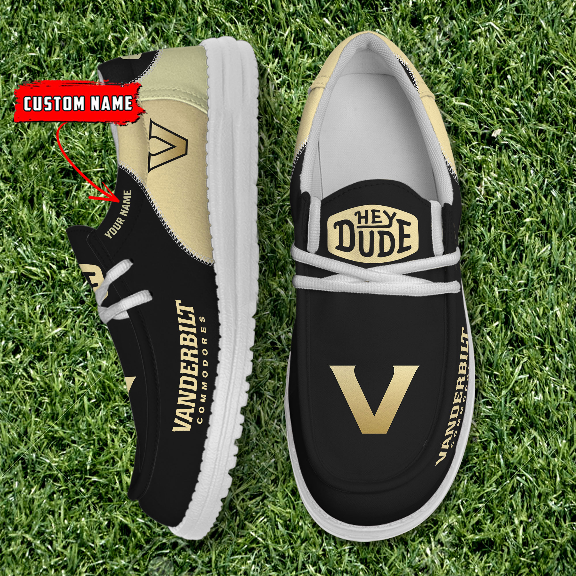 footwearelite vanderbilt commodores custom name hey dude shoes fyw6a