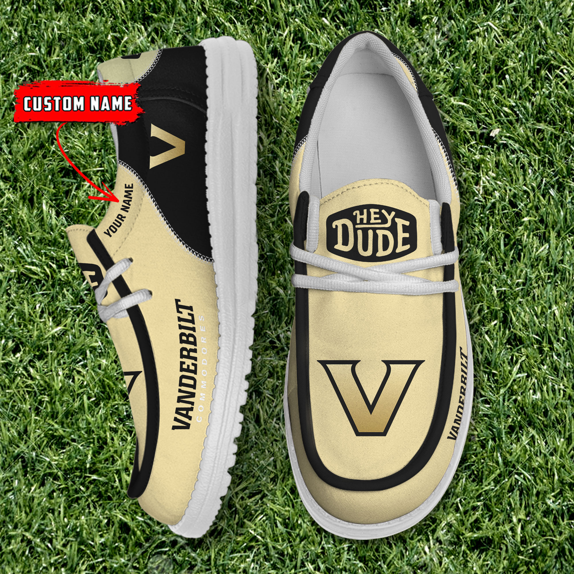 footwearelite vanderbilt commodores custom name hey dude shoes nu7cw