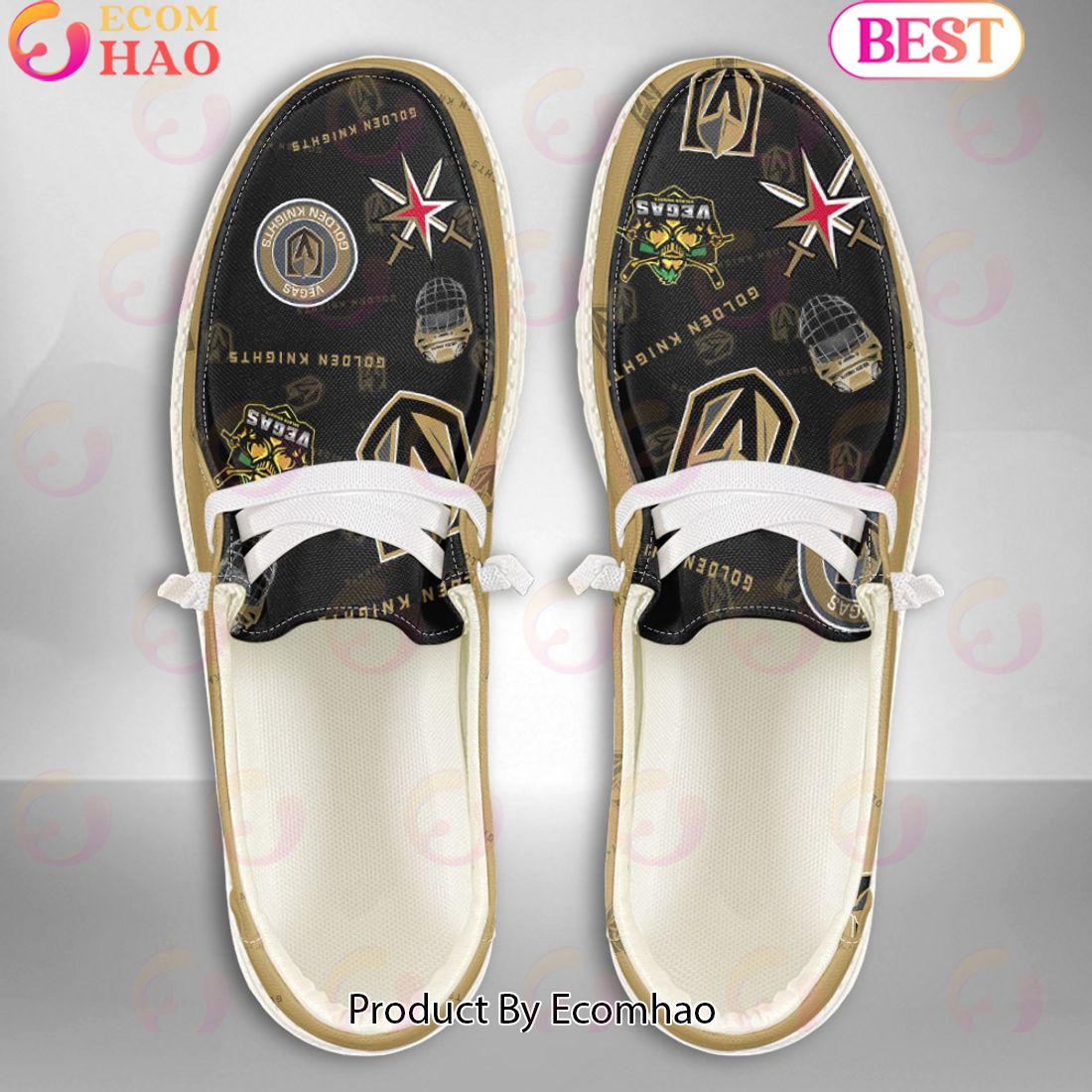 footwearelite vegas golden knights custom name hey dude shoes dusdn