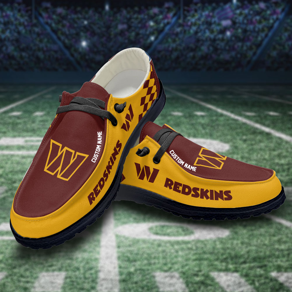 footwearelite washington commanders custom name hey dude shoes oajgq