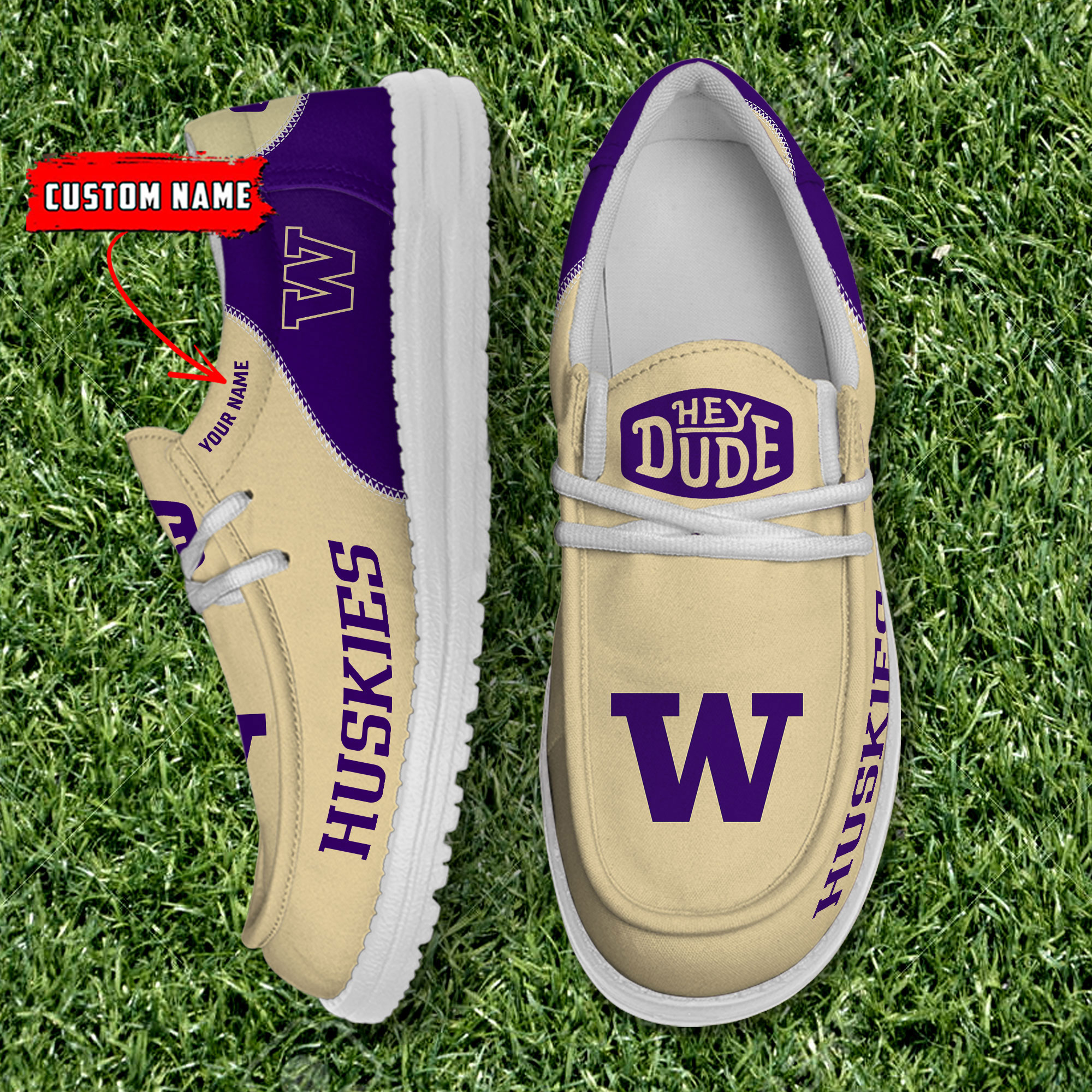 footwearelite washington huskies custom name hey dude shoes 7hppv