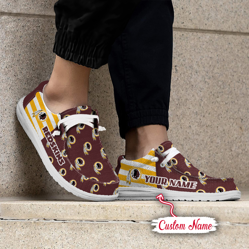 footwearelite washington redskins custom name hey dude shoes 5guwt