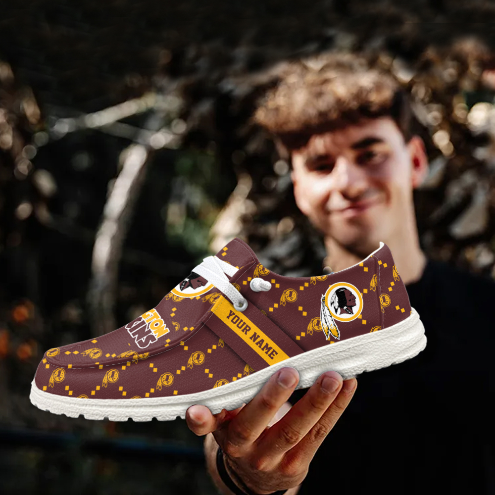 footwearelite washington redskins custom name hey dude shoes vtio5