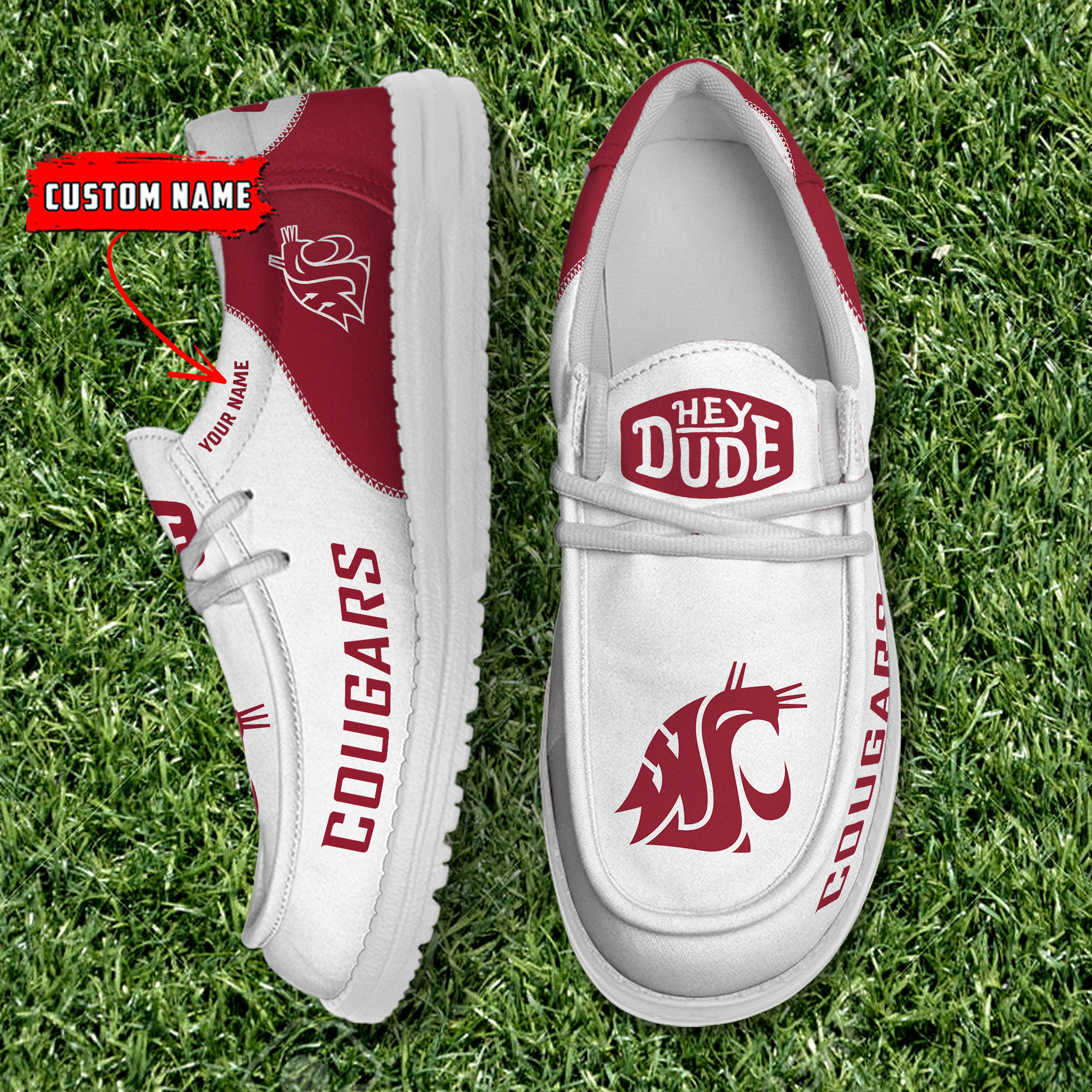 footwearelite washington state cougars custom name hey dude shoes o5poq