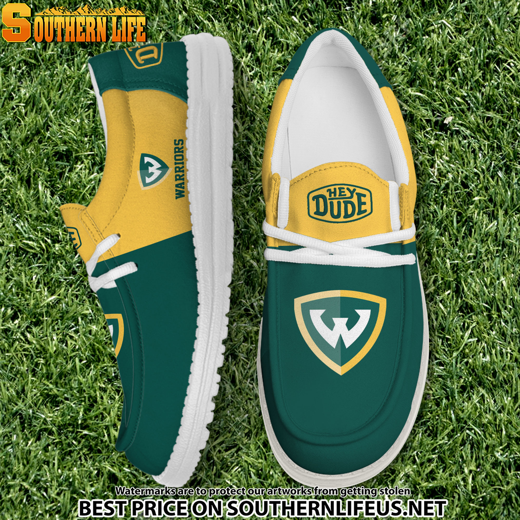 footwearelite wayne state warriors custom name hey dude shoes oiiie