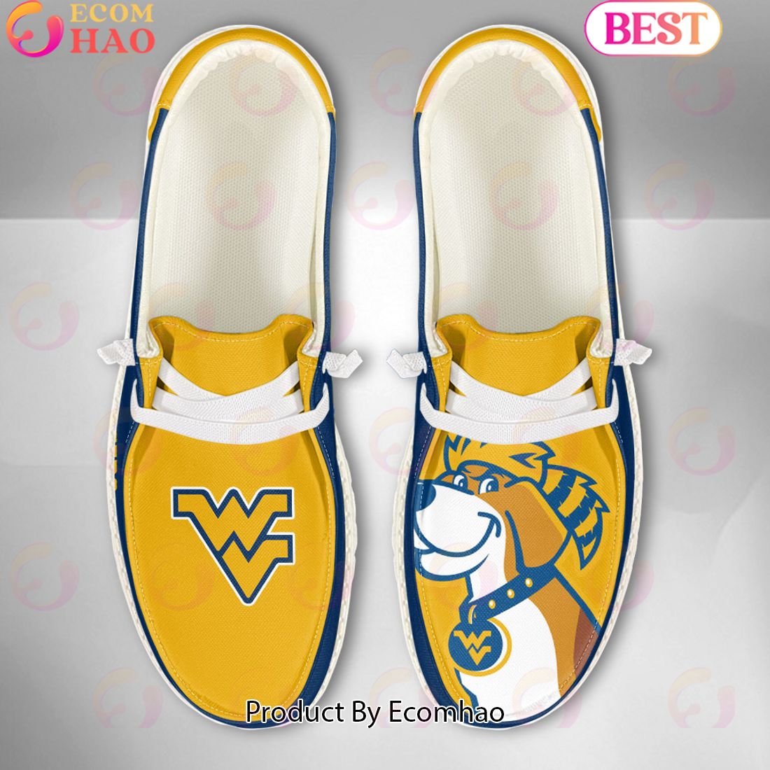 footwearelite west virginia mountaineers custom name hey dude shoes fshvr