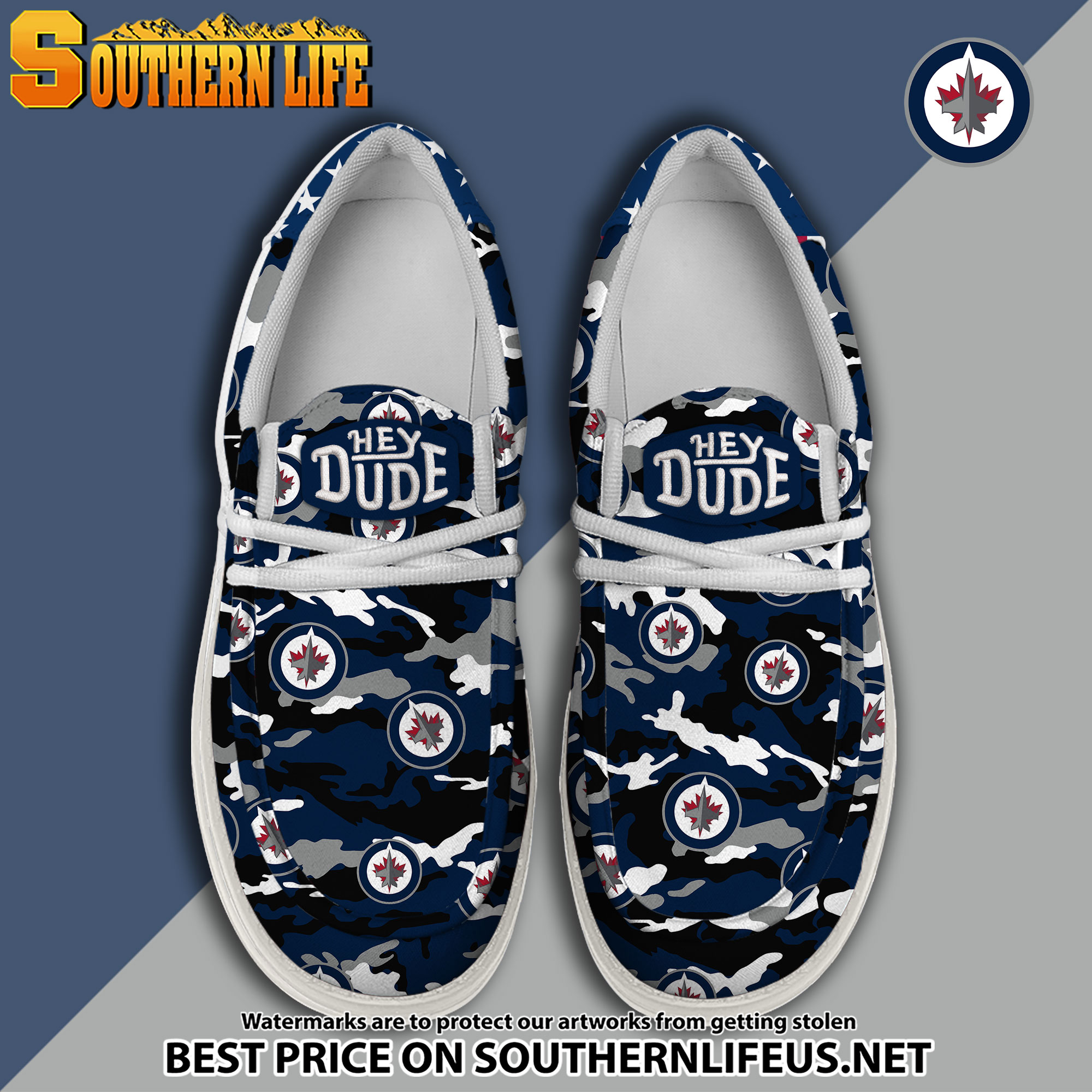 footwearelite winnipeg jets custom name hey dude shoes mtt9w