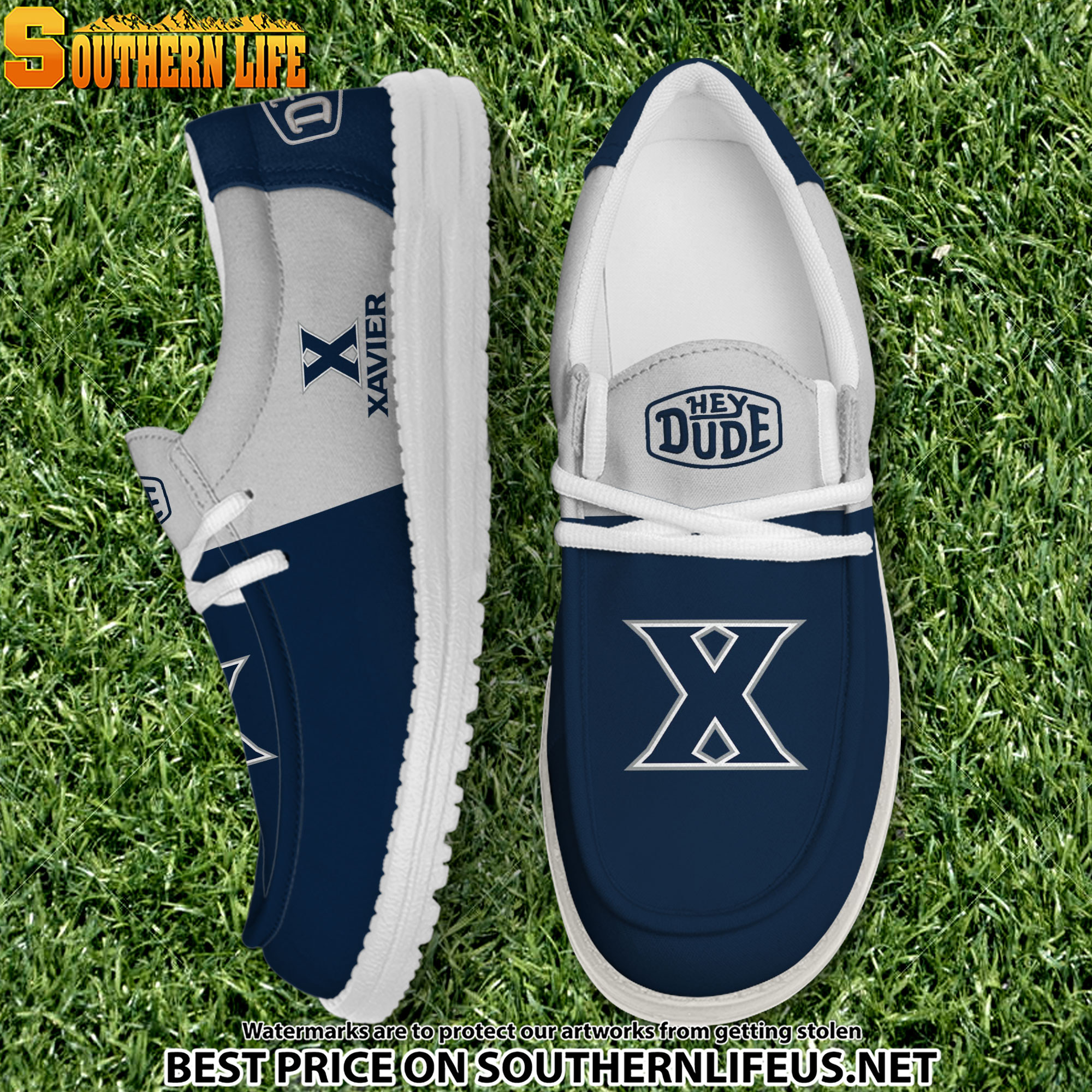 footwearelite xavier musketeers custom name hey dude shoes blpcz