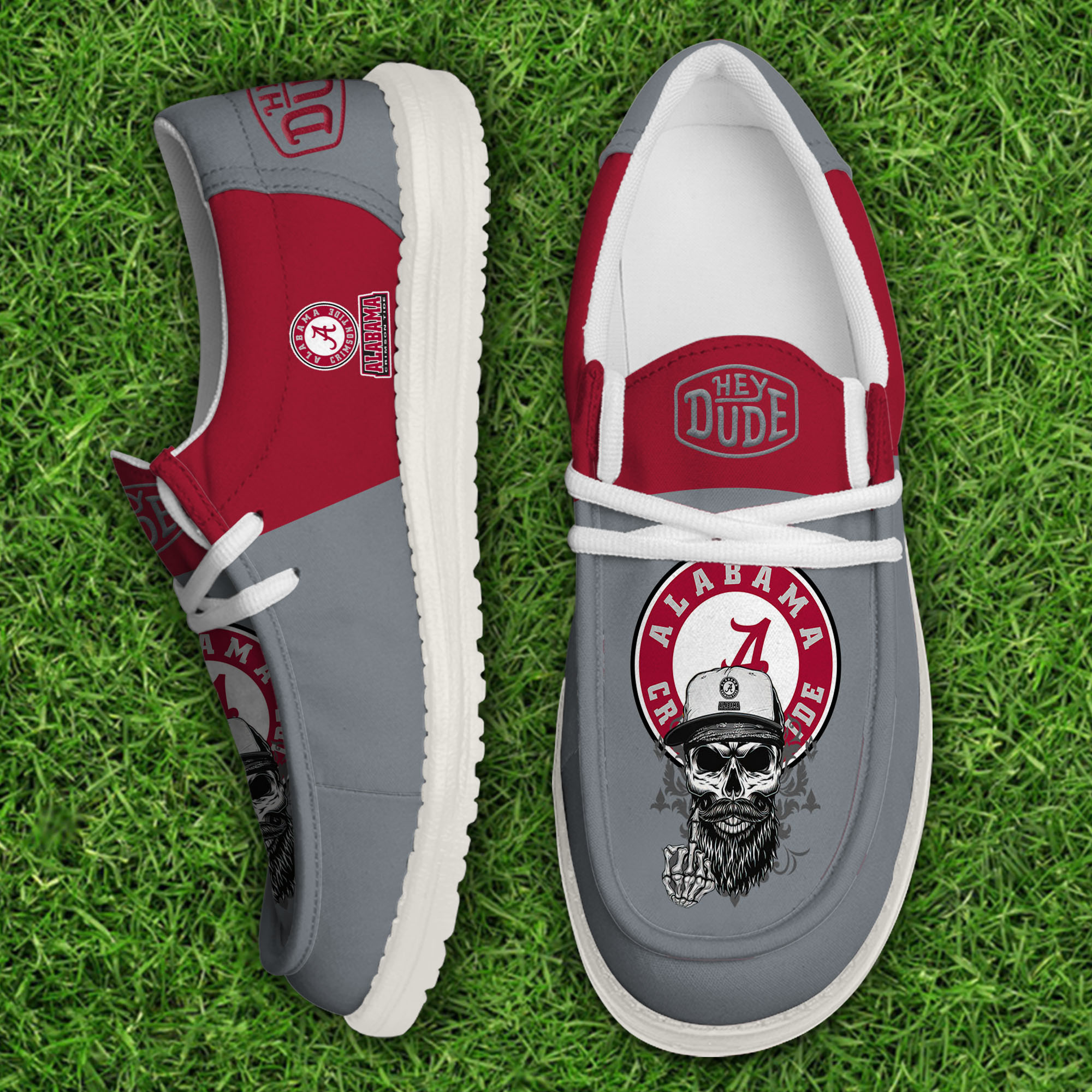 footwearelitealabama crimson tide custom name hey dude shoes h7phy