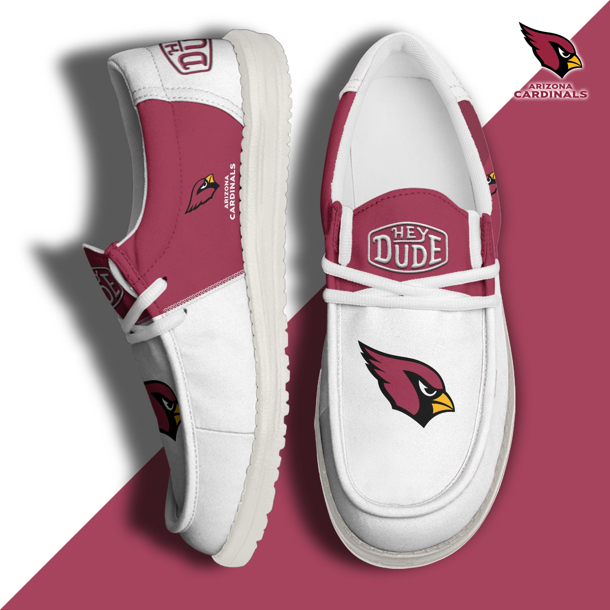 footwearelitearizona cardinals custom name hey dude shoes xt9yf