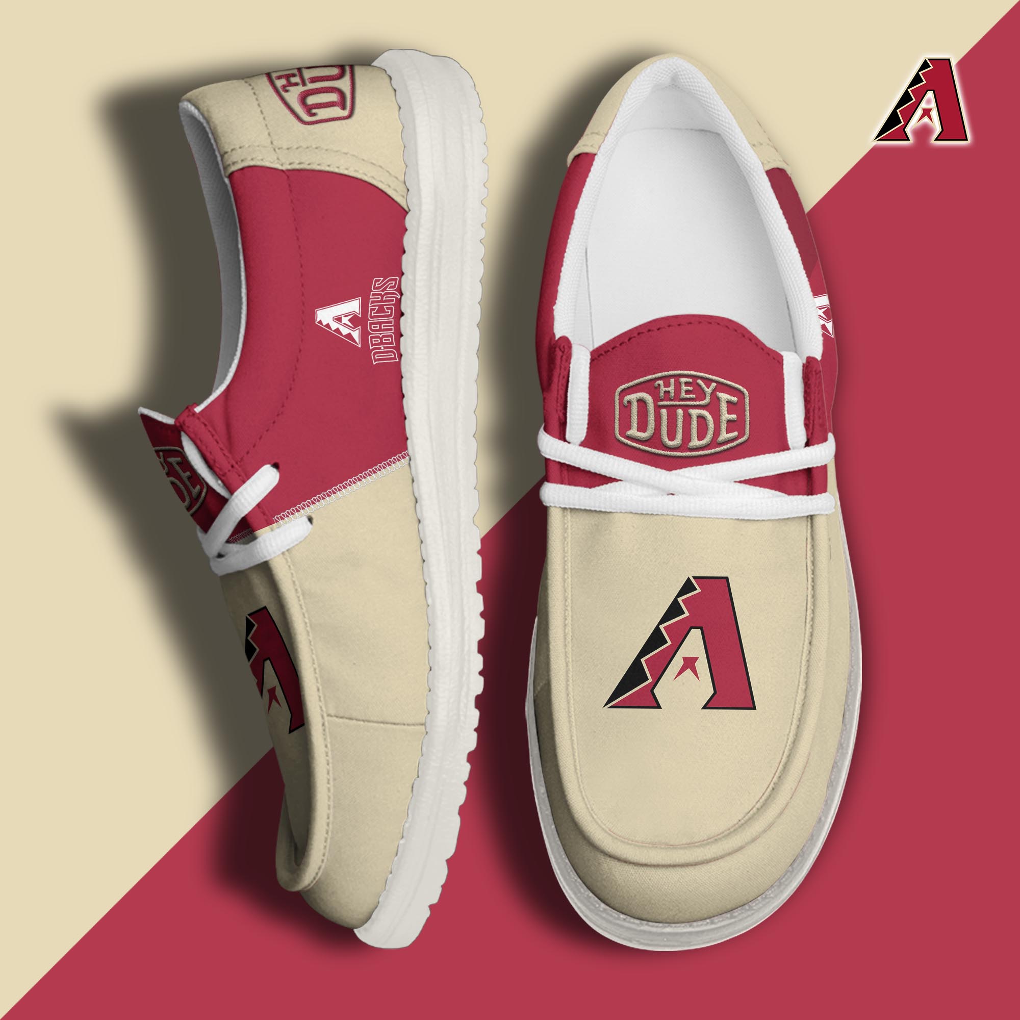 footwearelitearizona diamondbacks custom name hey dude shoes 2gsx7