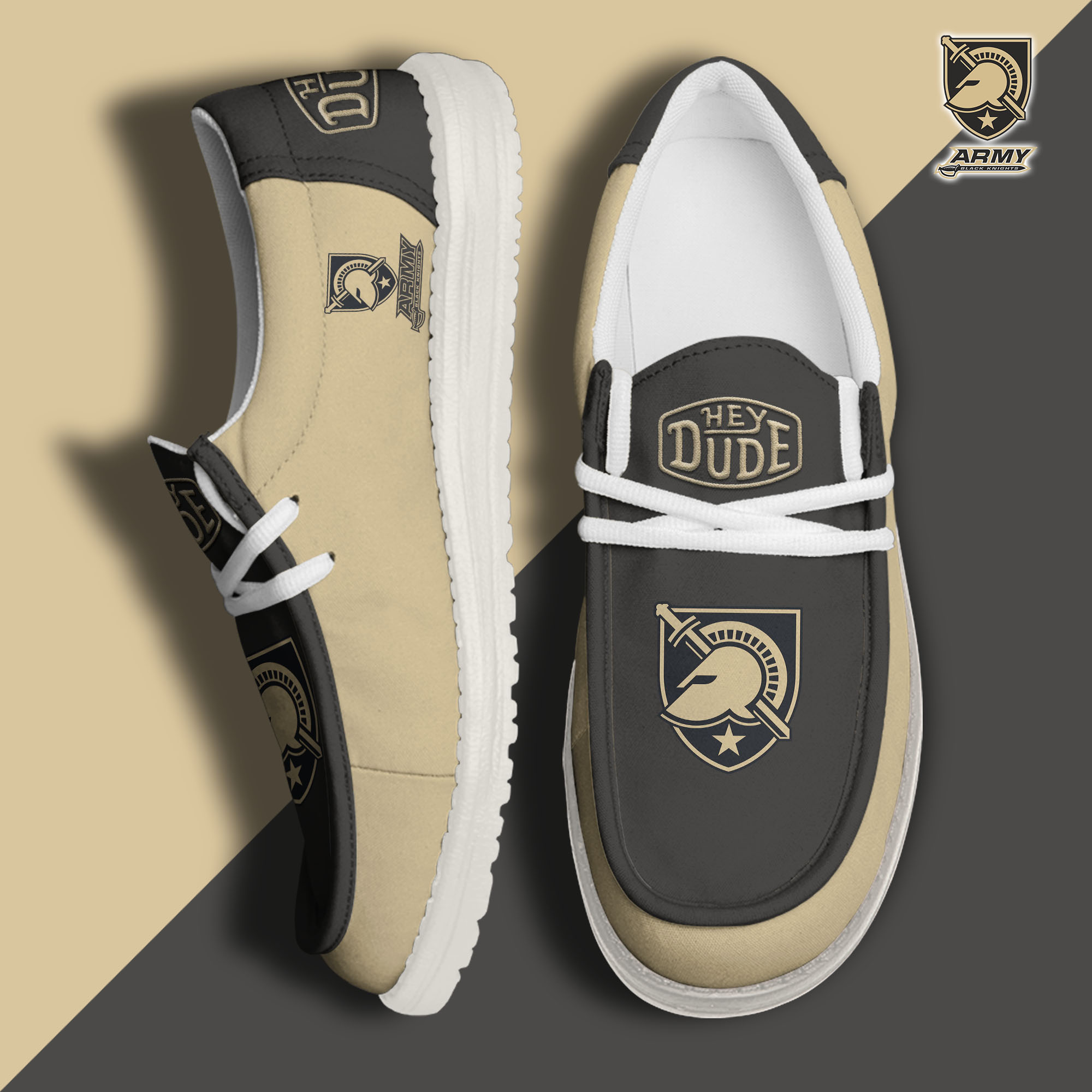 footwearelitearmy black knights custom name hey dude shoes vlcgj