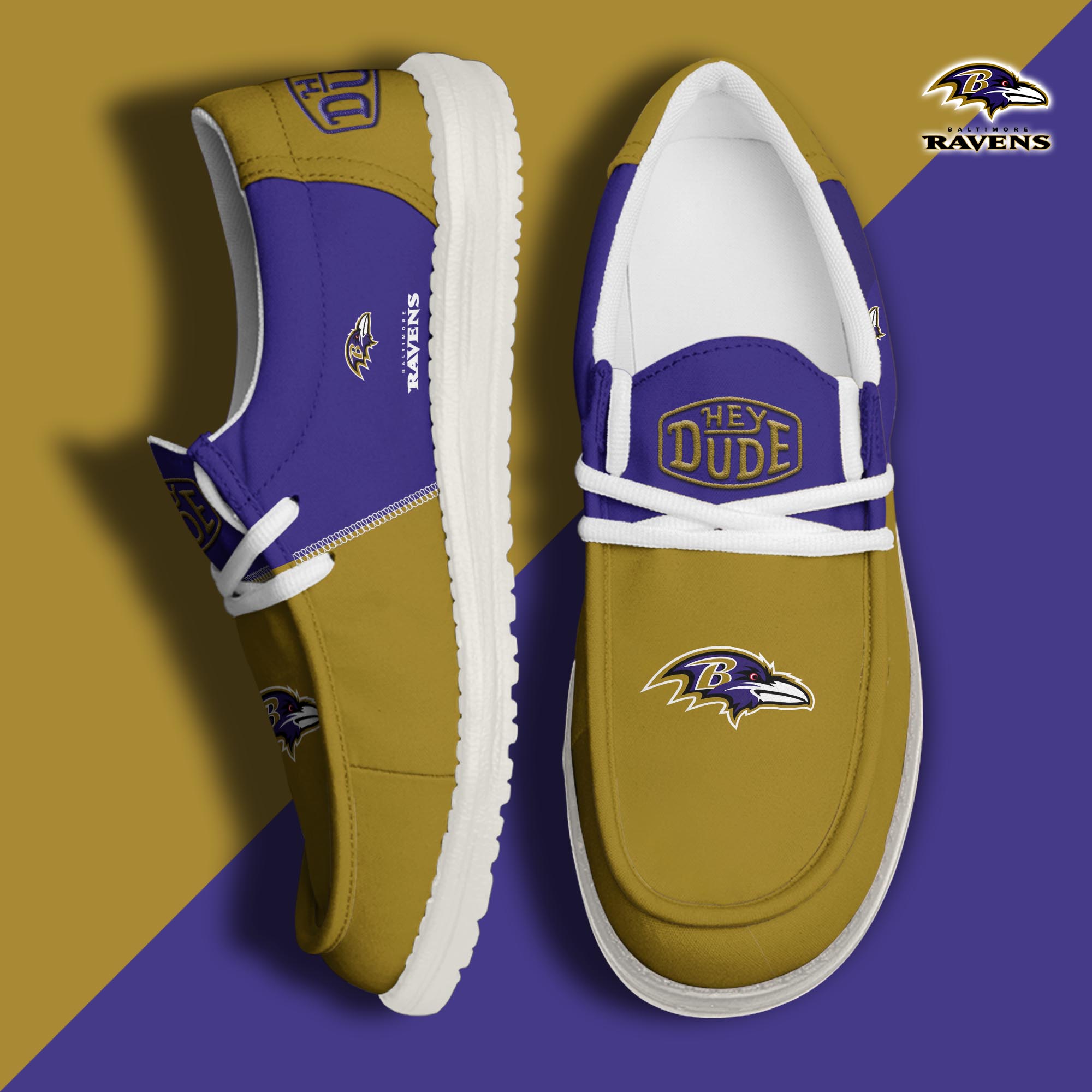 footwearelitebaltimore ravens custom name hey dude shoes fkxdq