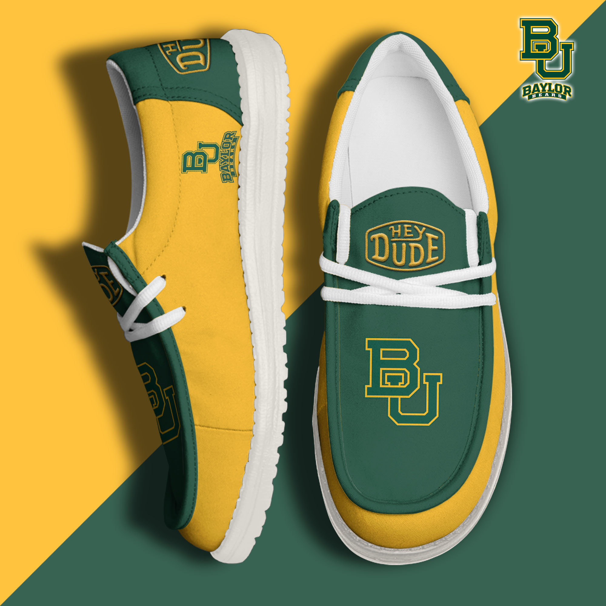 footwearelitebaylor bears custom name hey dude shoes bwkpp