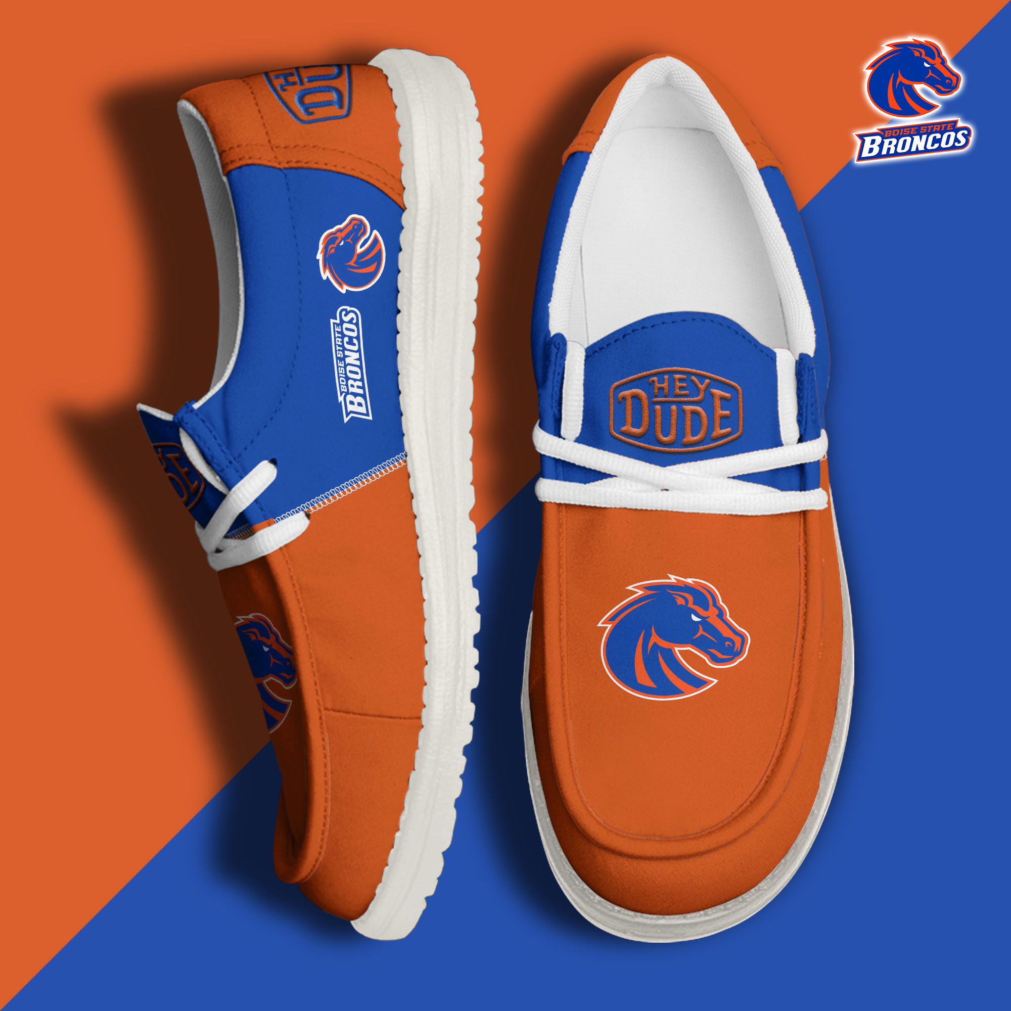 footweareliteboise state broncos custom name hey dude shoes uhhhm