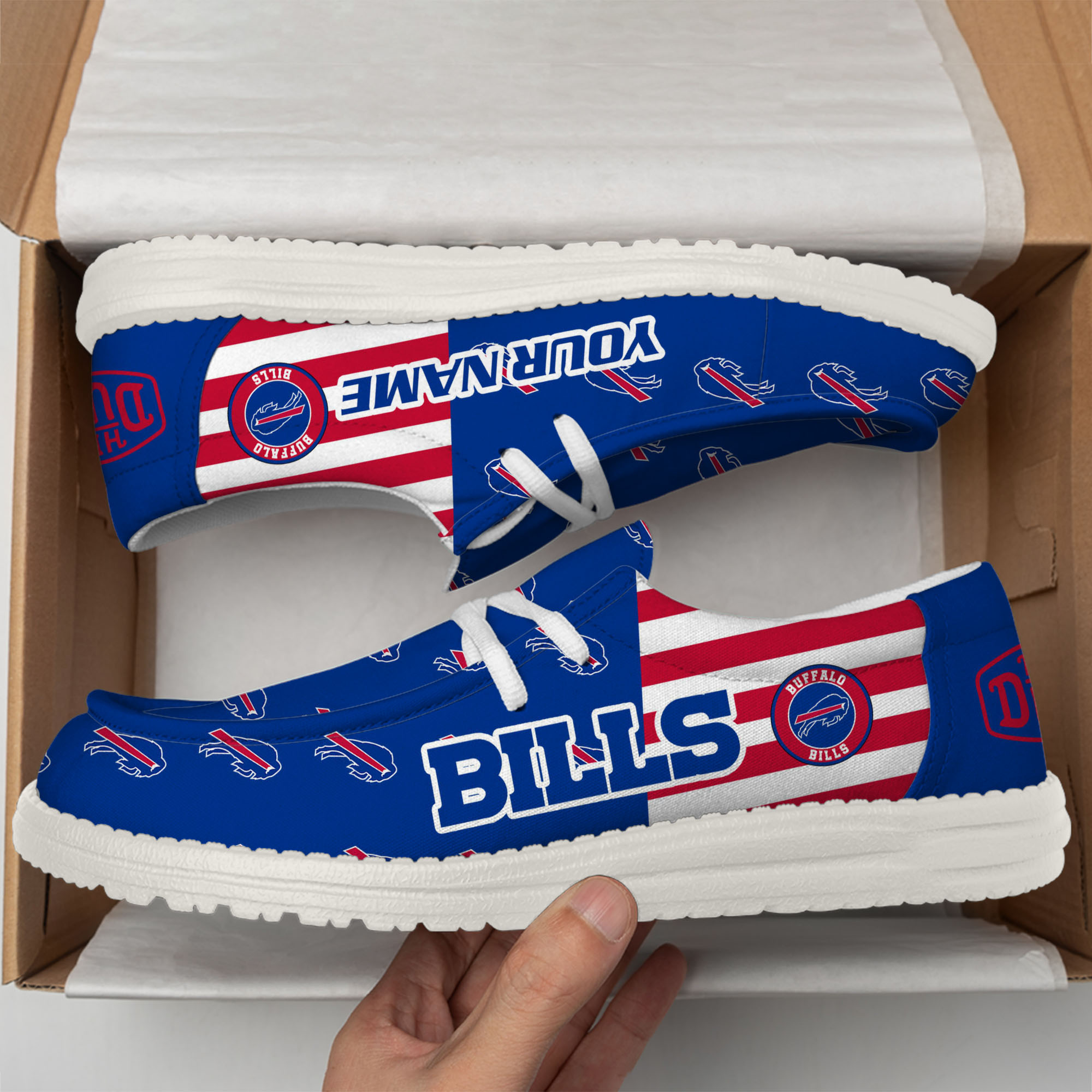 footwearelitebuffalo bills custom name hey dude shoes ditae