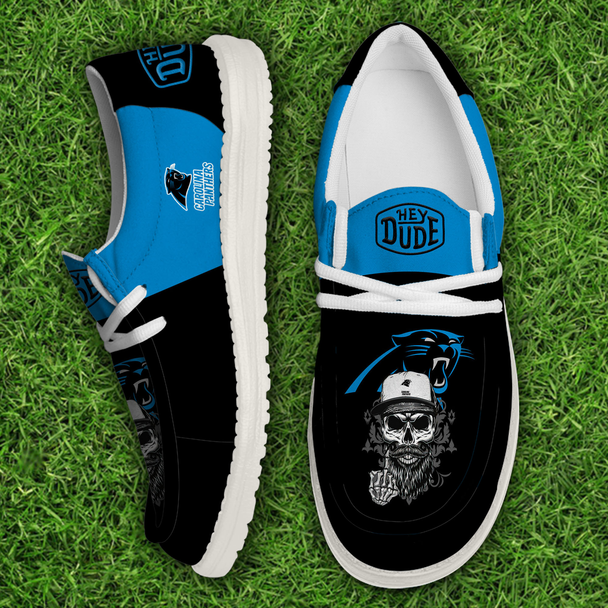 footwearelitecarolina panthers custom name hey dude shoes eavla