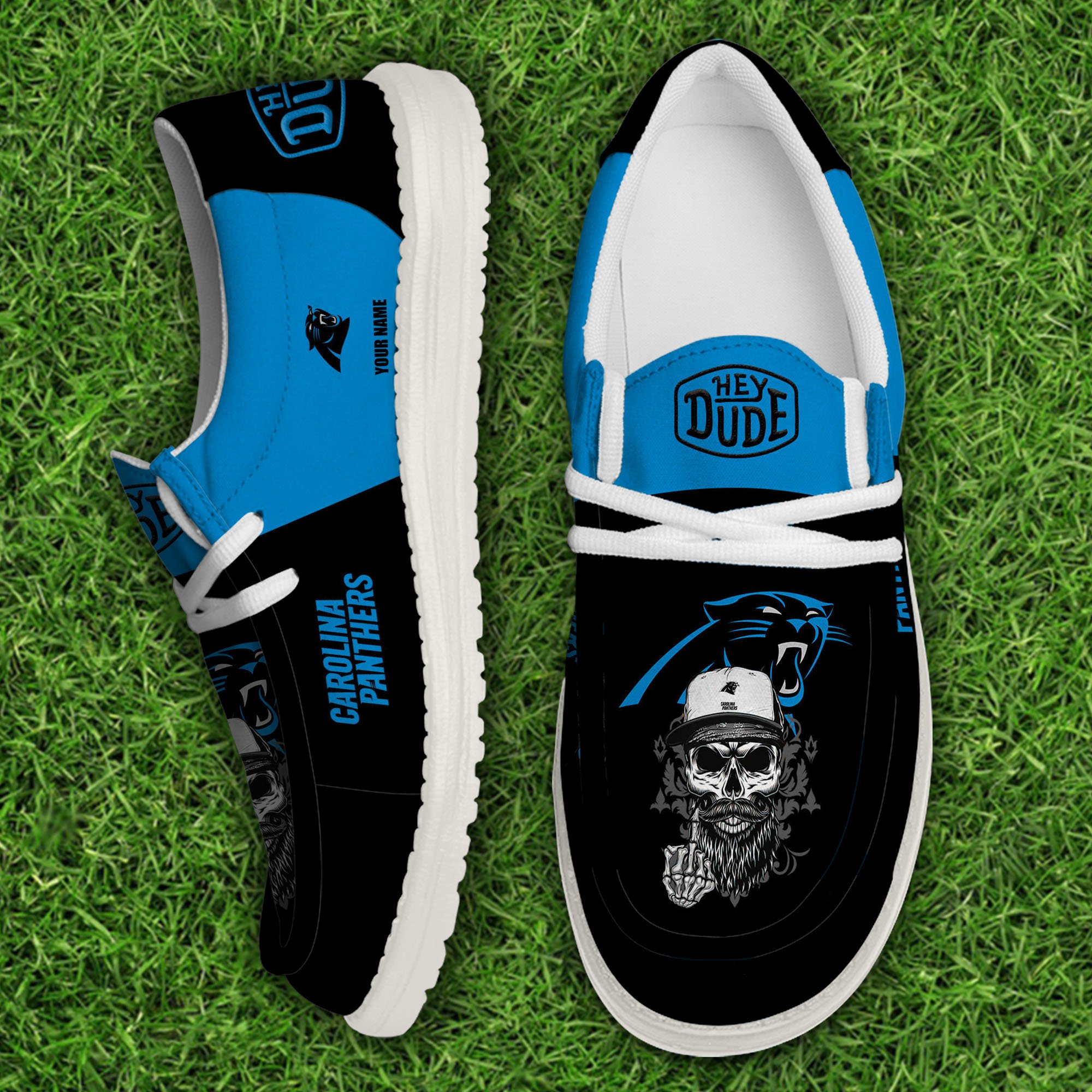 footwearelitecarolina panthers custom name hey dude shoes pnpn8