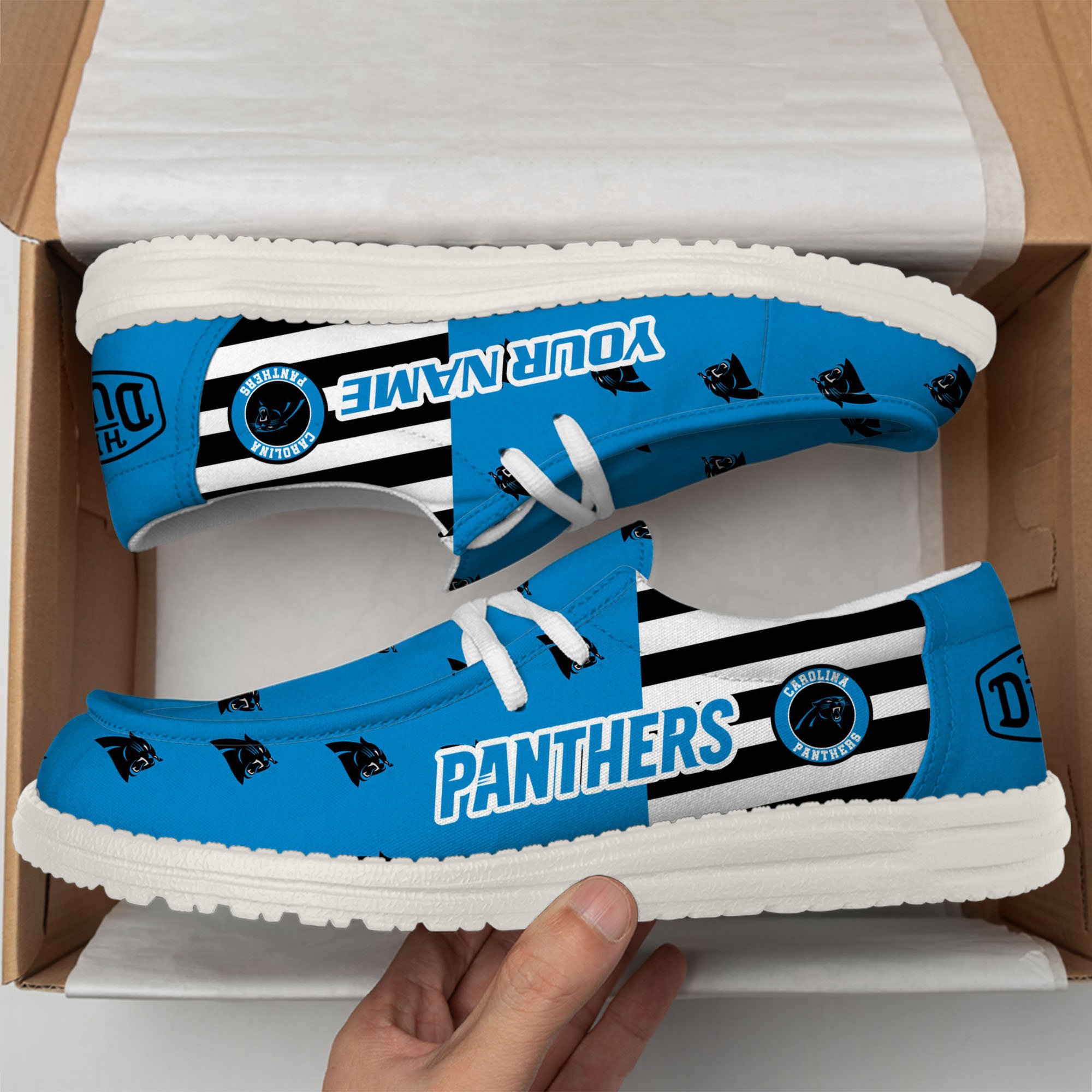 footwearelitecarolina panthers custom name hey dude shoes ziduz