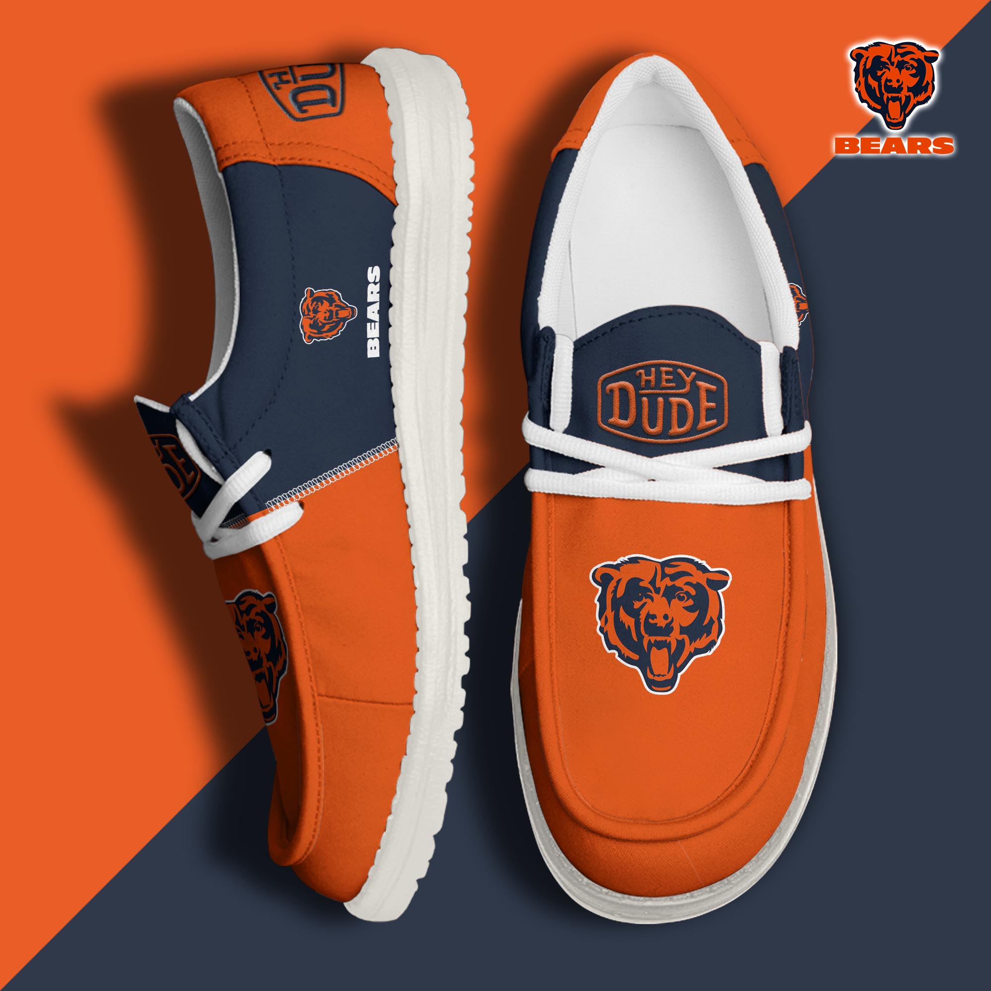 footwearelitechicago bears custom name hey dude shoes fyspu