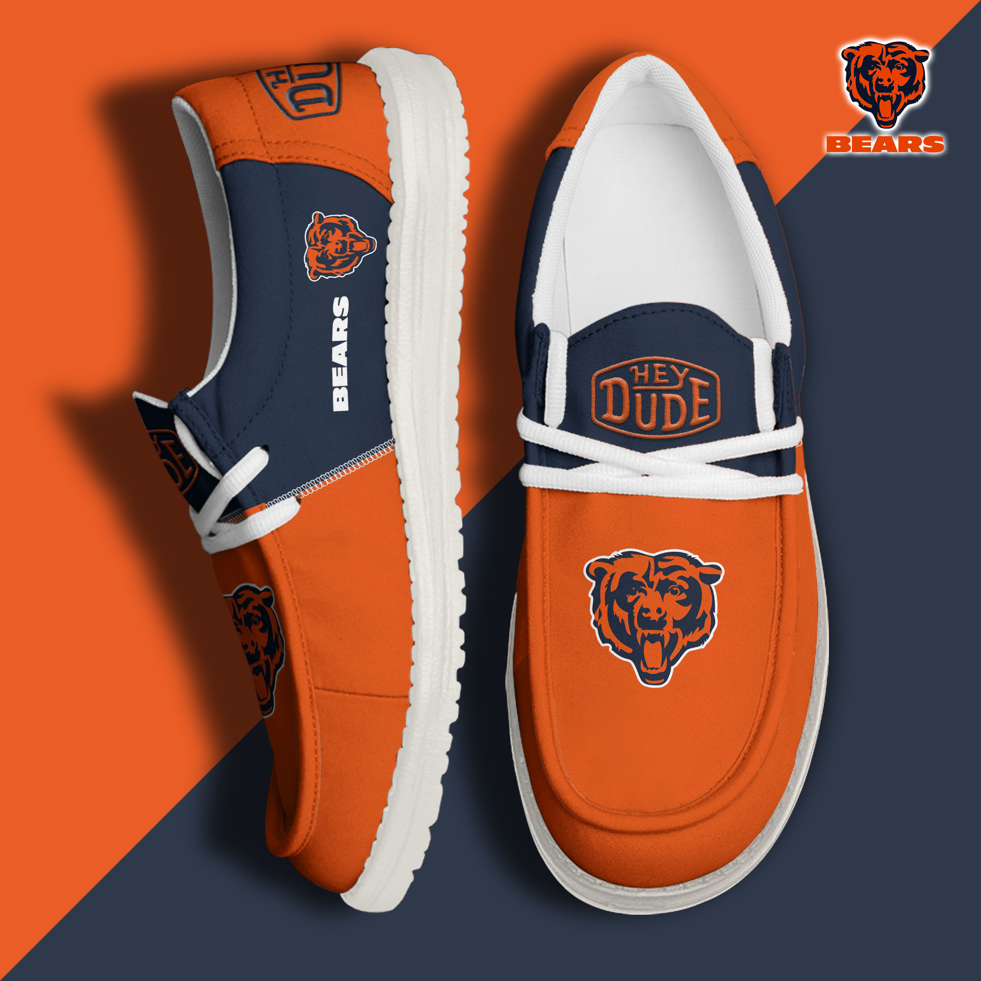 footwearelitechicago bears custom name hey dude shoes s3gkv