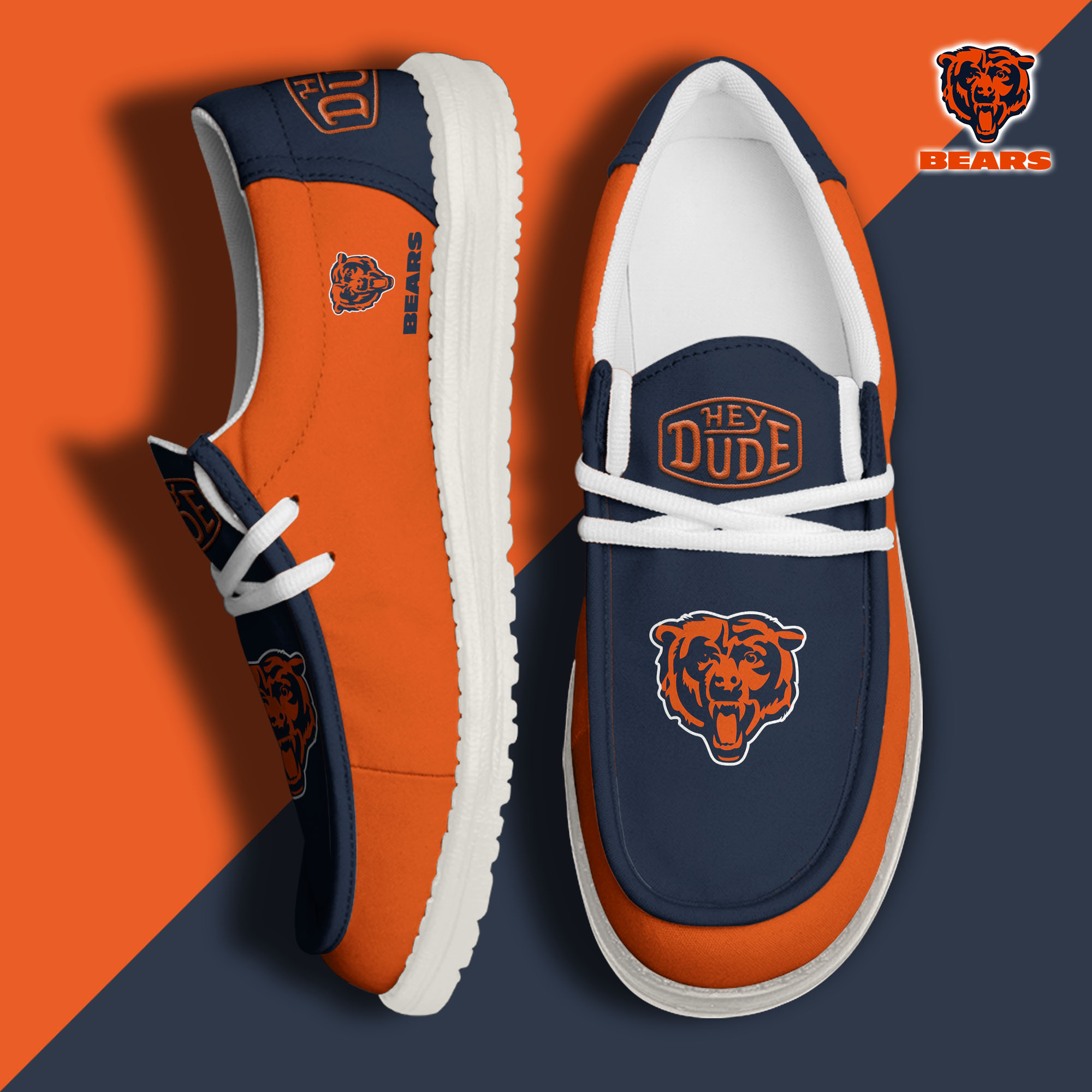 footwearelitechicago bears custom name hey dude shoes vcd5w