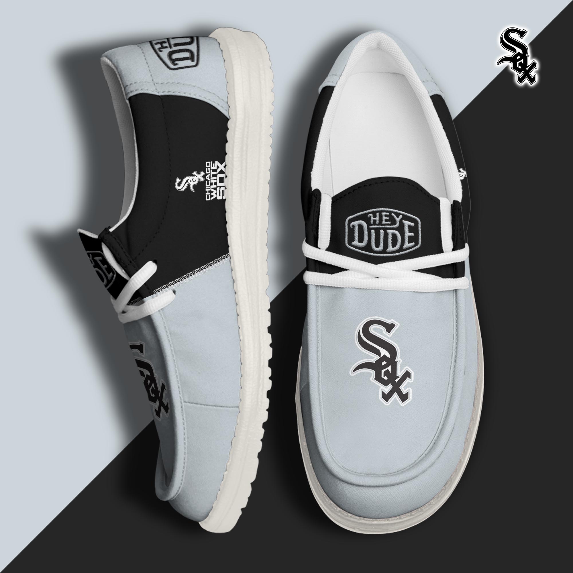 footwearelitechicago white sox custom name hey dude shoes lnmmq