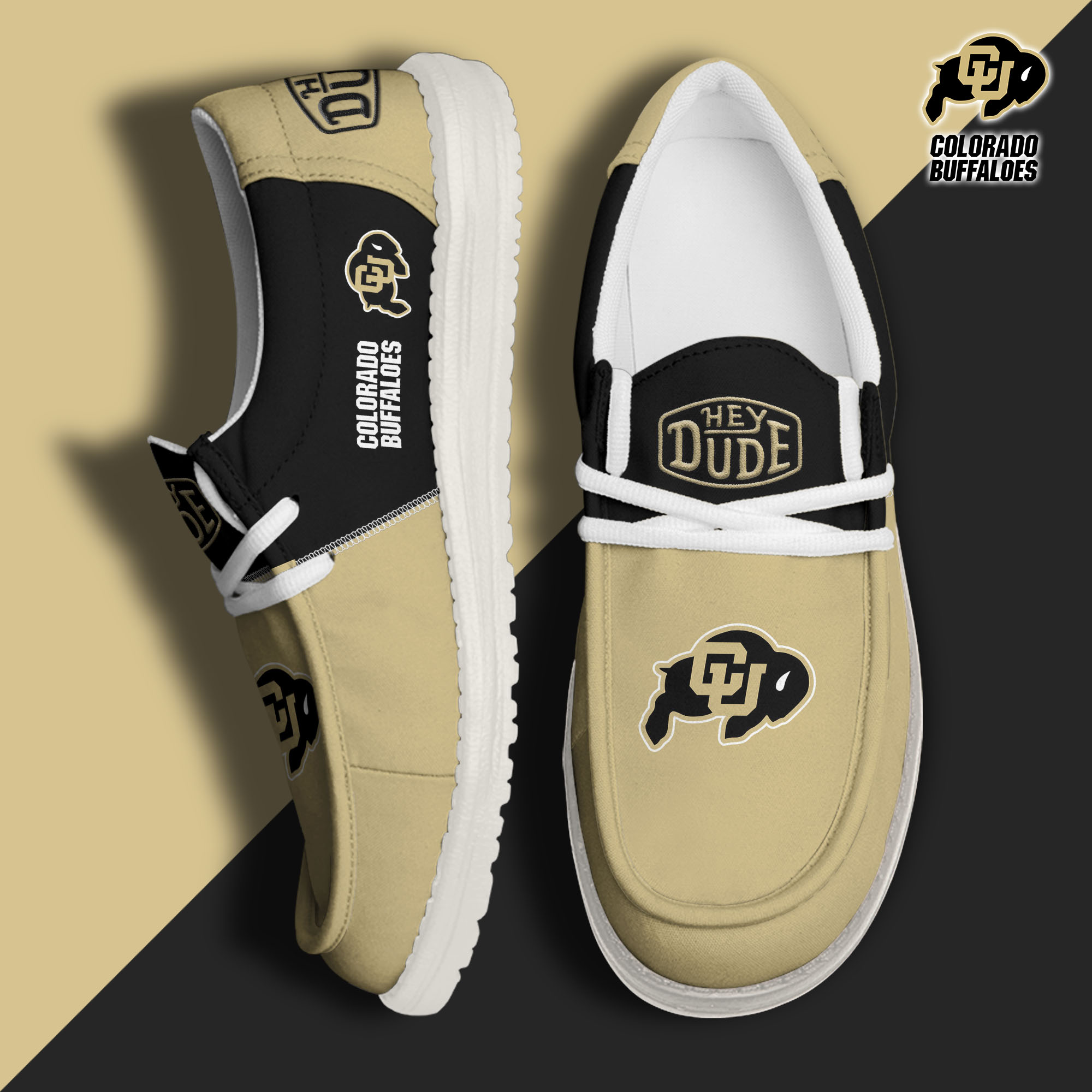 footwearelitecolorado buffaloes custom name hey dude shoes q4tm2