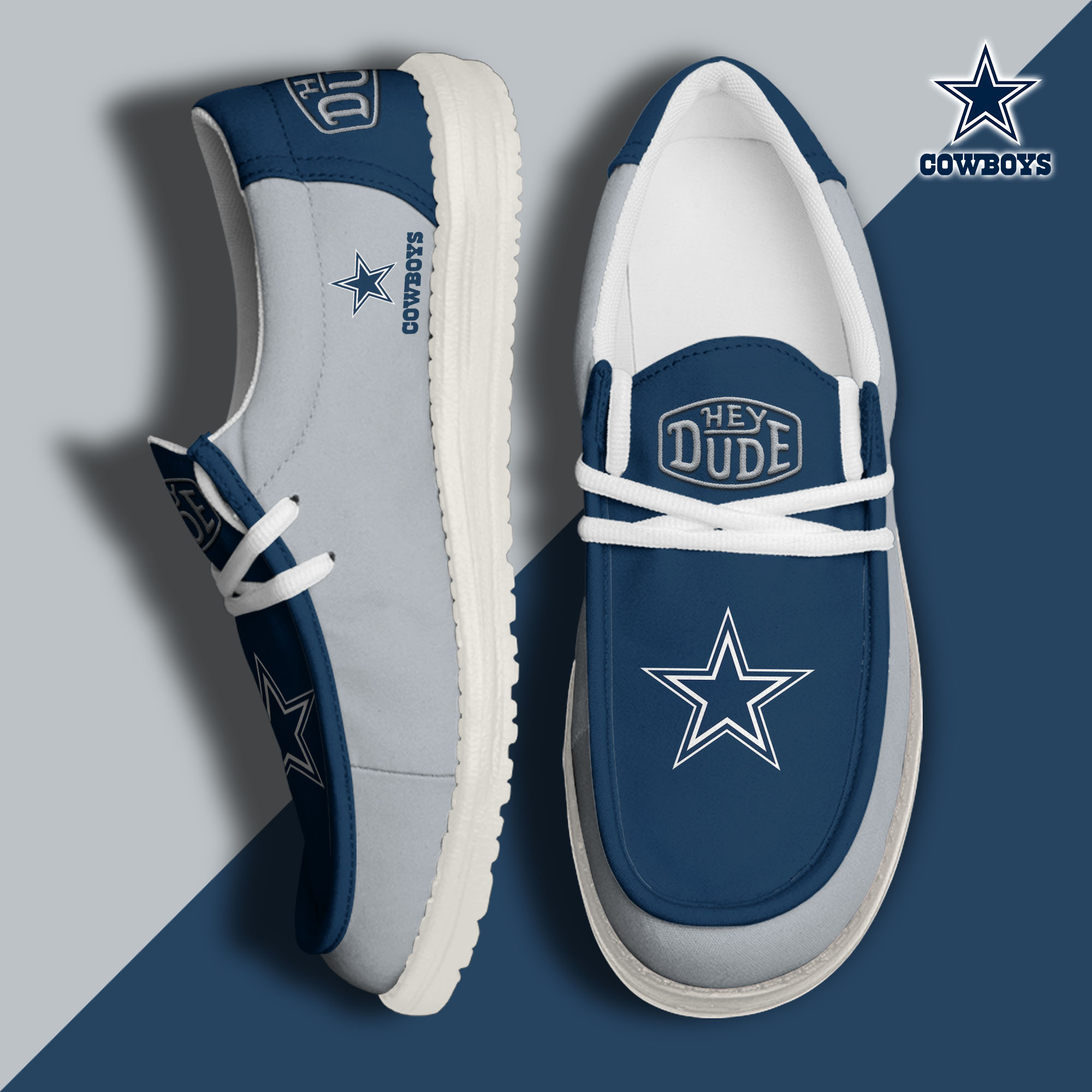 footwearelitedallas cowboys custom name hey dude shoes 2rk7j