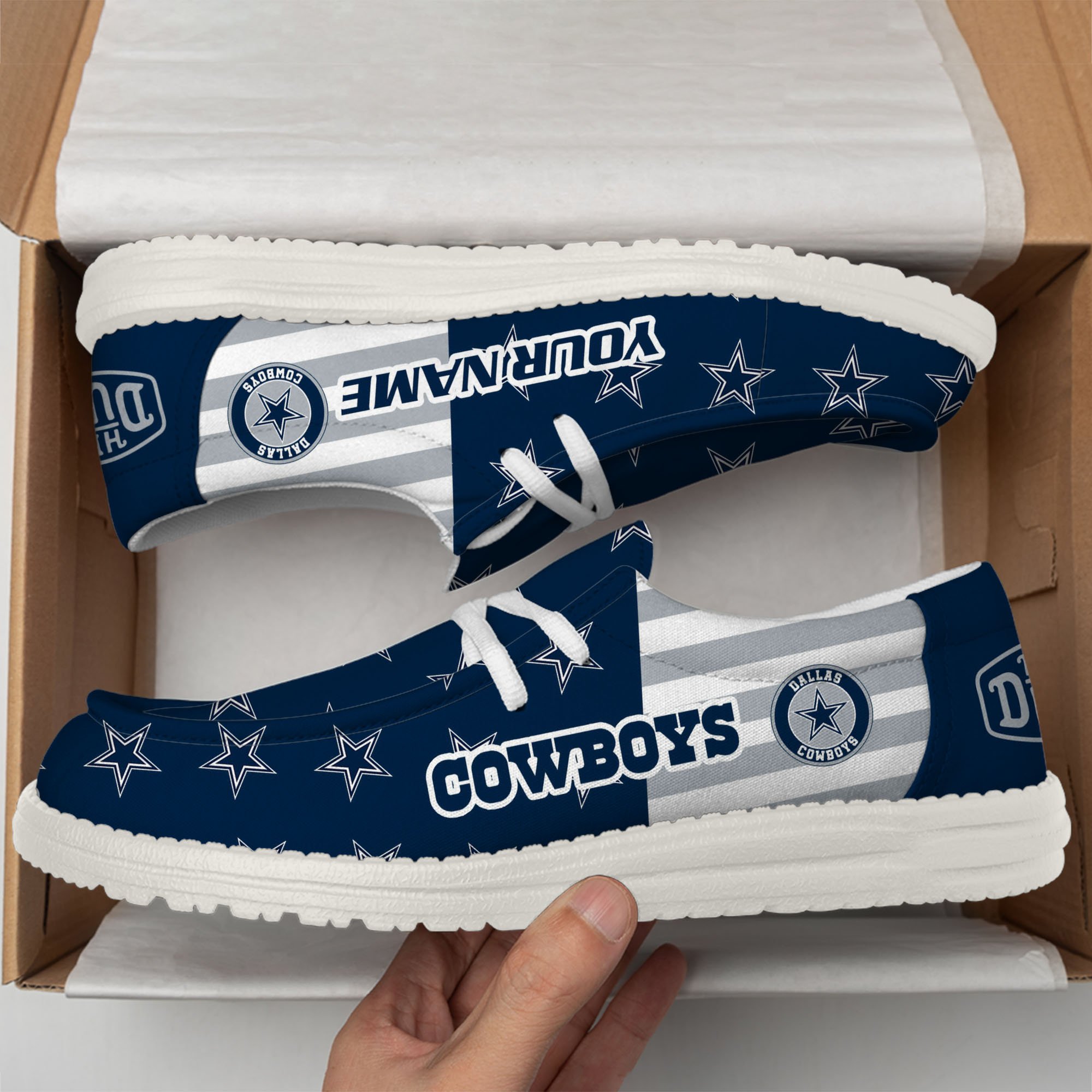 footwearelitedallas cowboys custom name hey dude shoes fj8ot