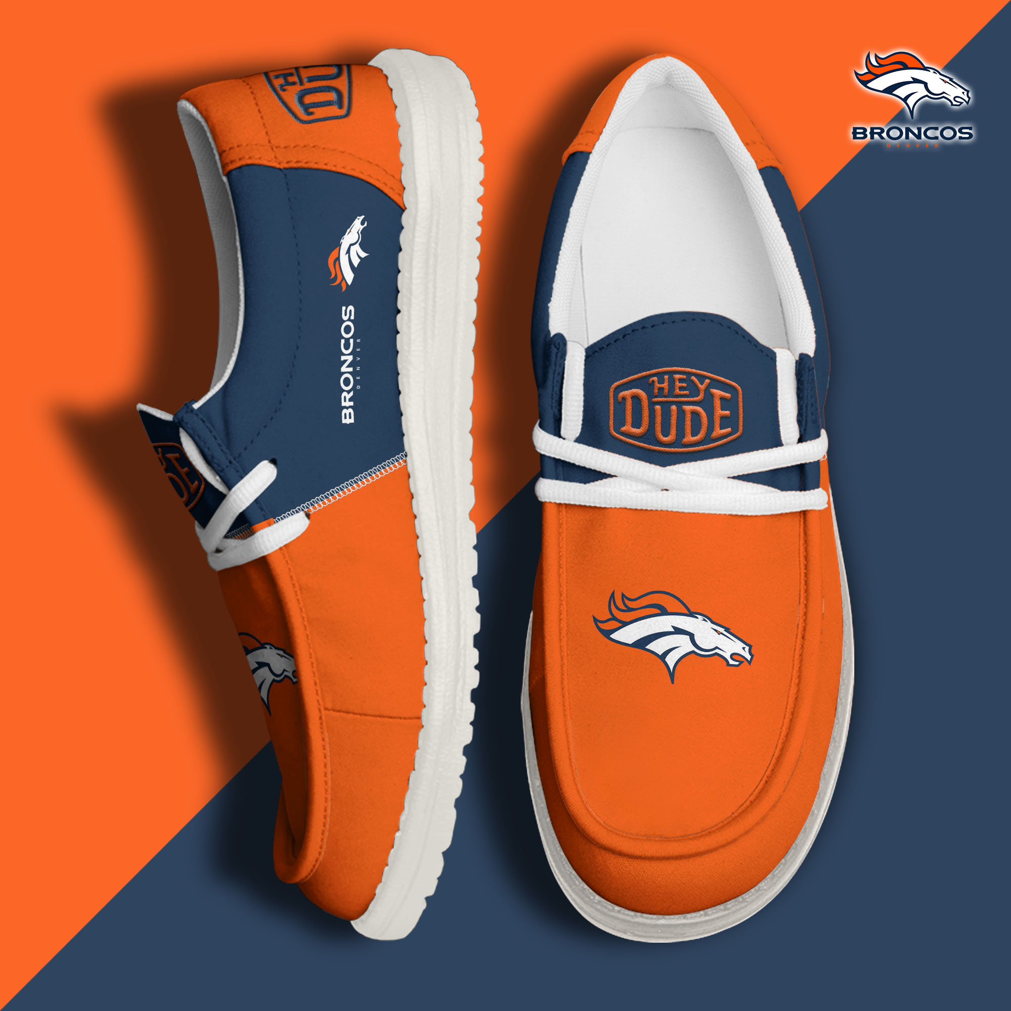 footwearelitedenver broncos custom name hey dude shoes 3cdny