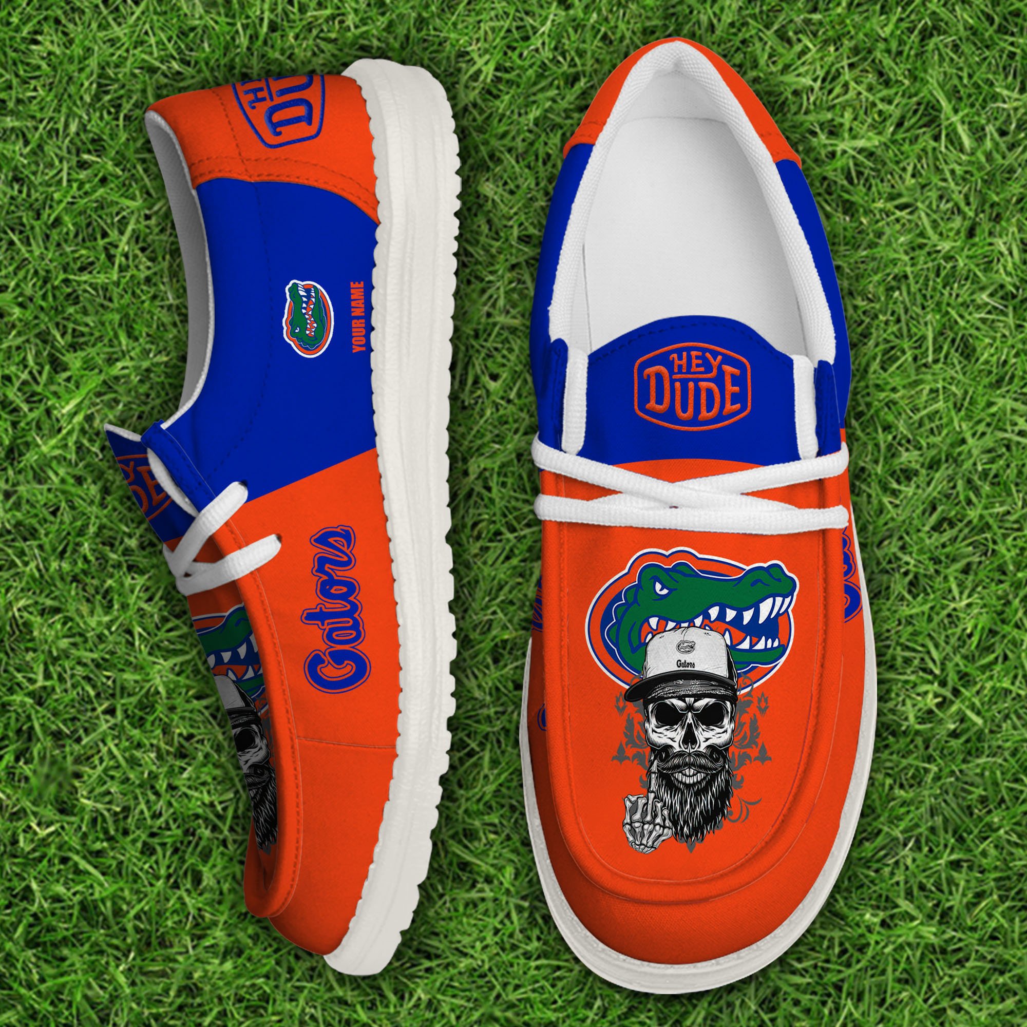 footweareliteflorida gators custom name hey dude shoes gf64m