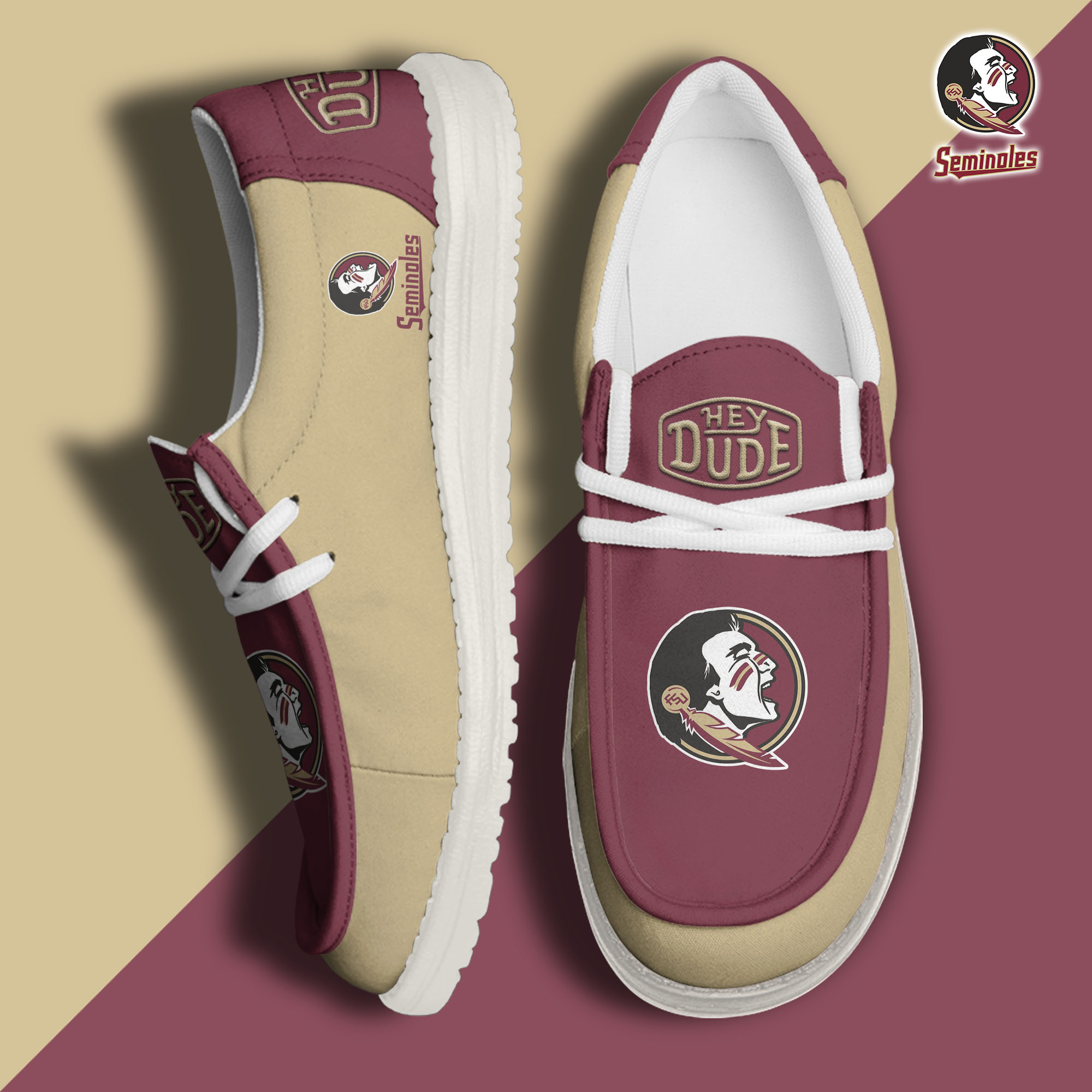 footweareliteflorida state seminoles custom name hey dude shoes 05zku