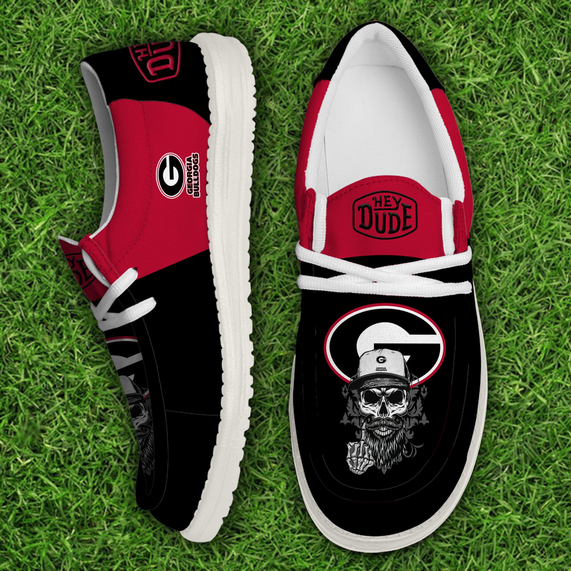 footwearelitegeorgia bulldogs custom name hey dude shoes 3lvnb