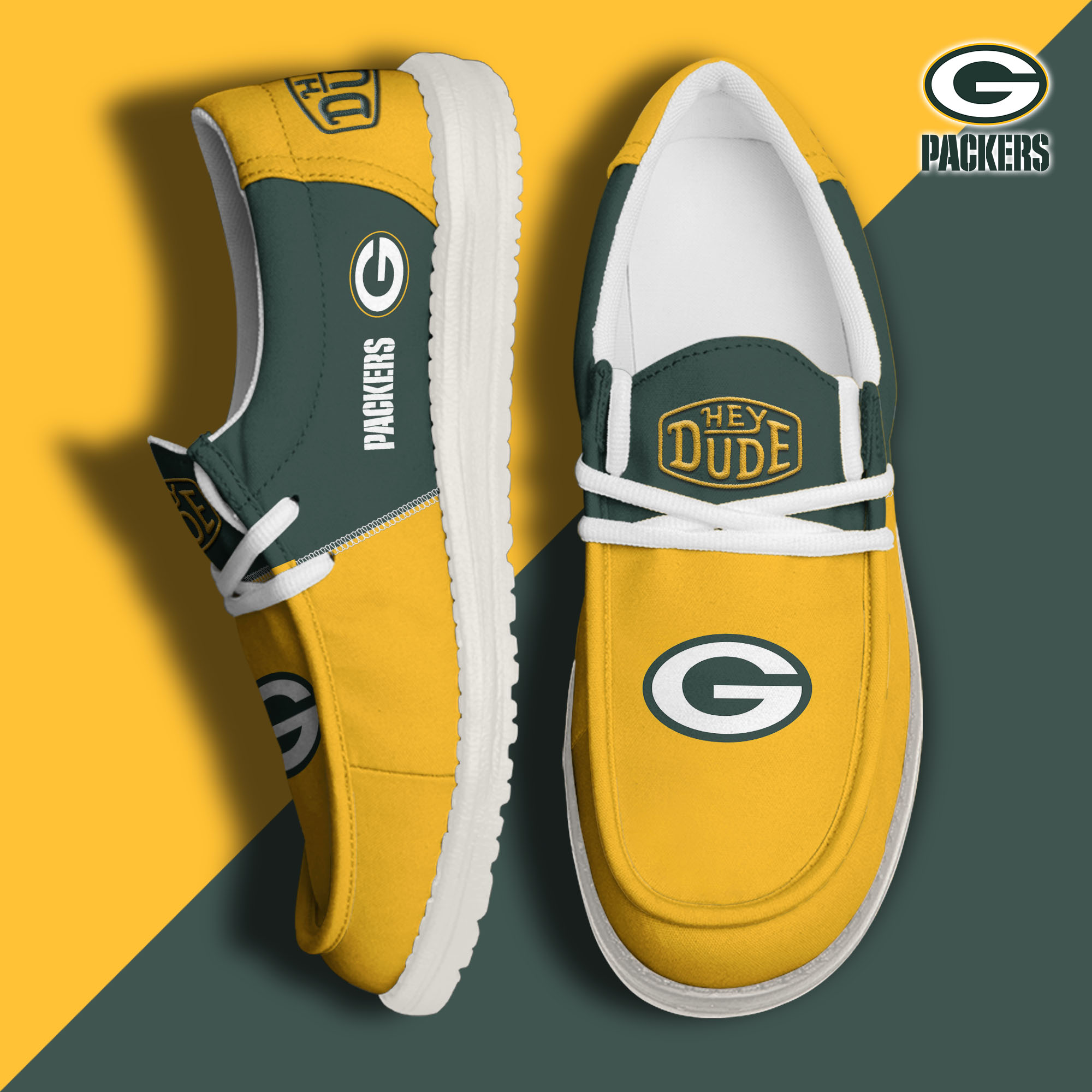 footwearelitegreen bay packers custom name hey dude shoes reu62