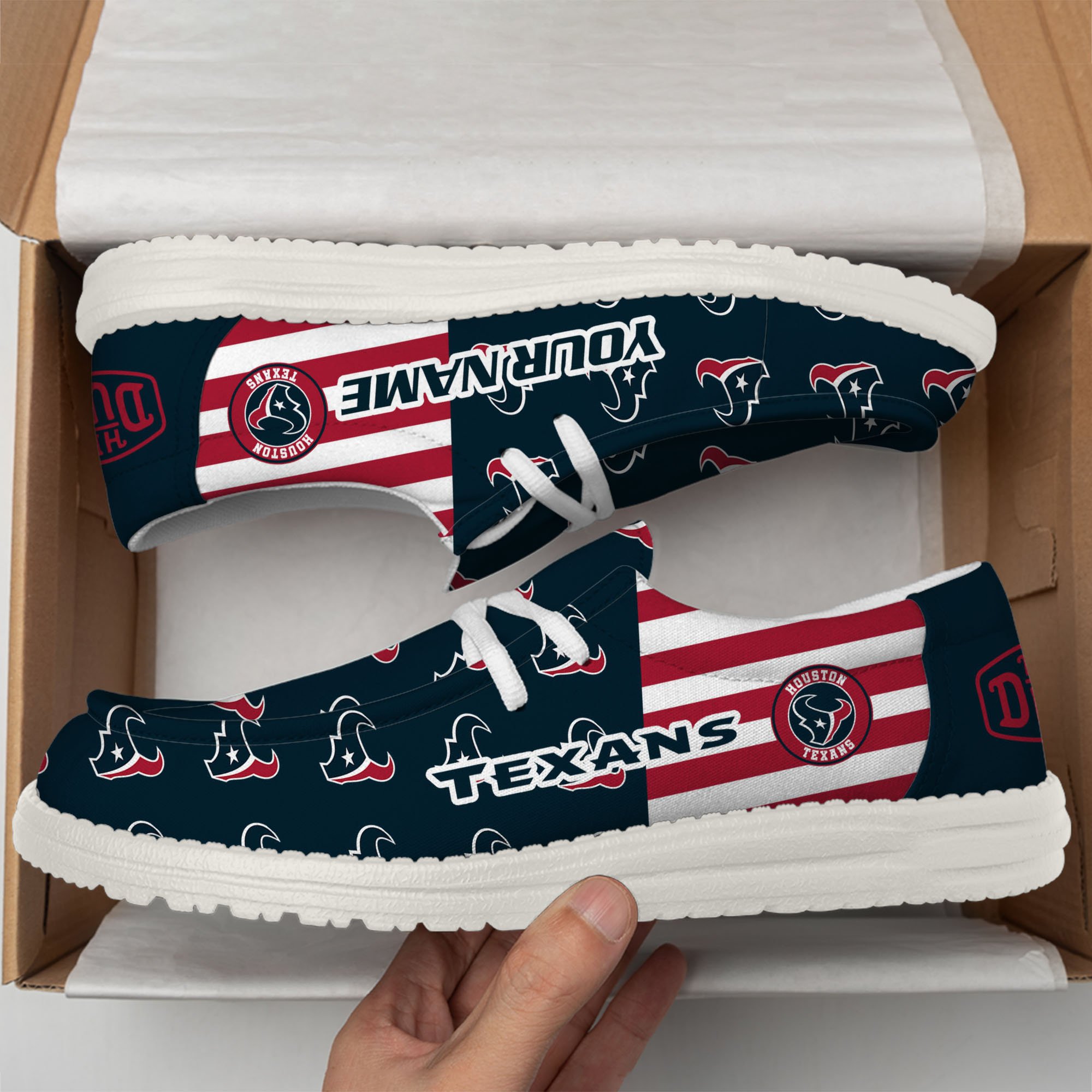 footwearelitehouston texans custom name hey dude shoes voz8v