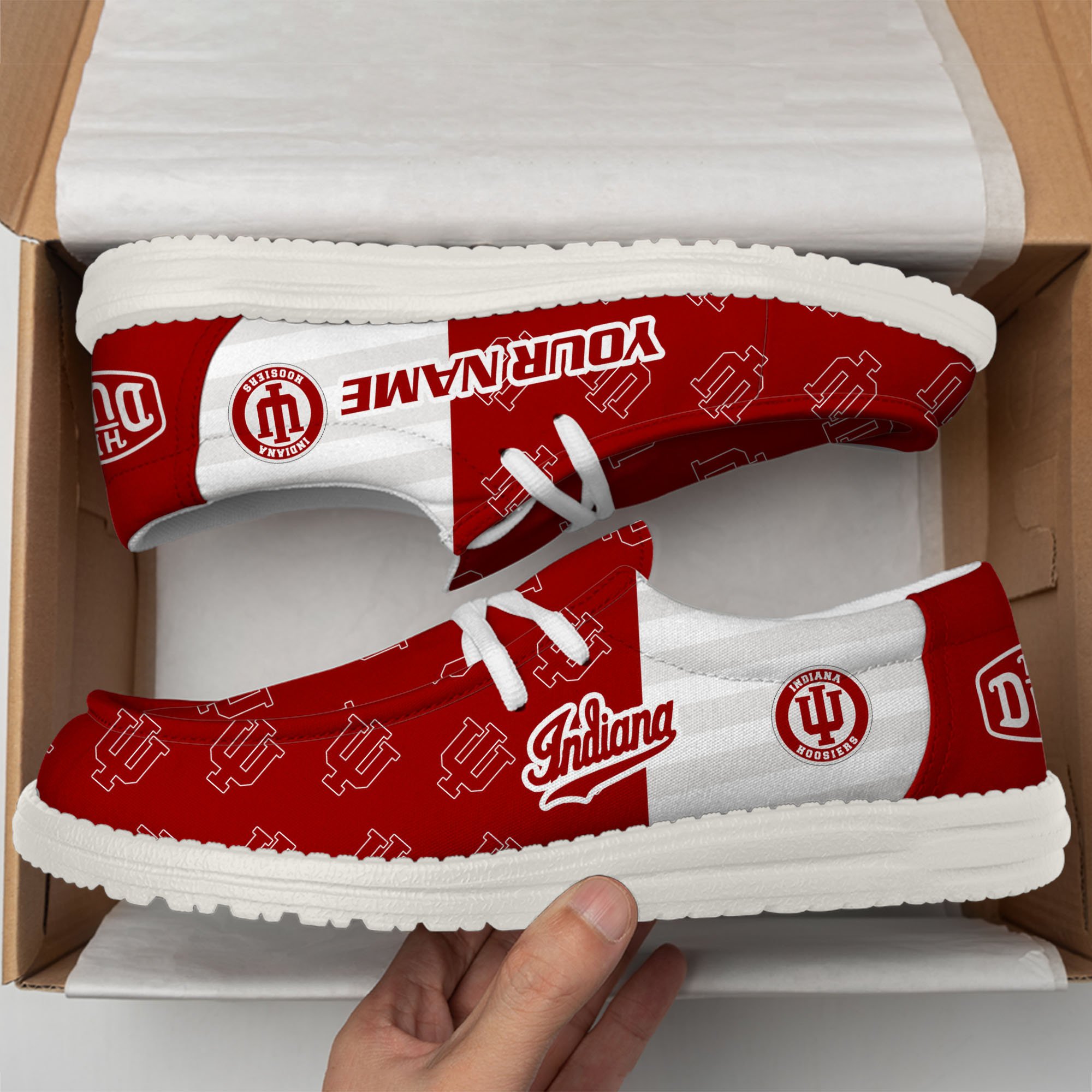 footweareliteindiana hoosiers custom name hey dude shoes 0dskh