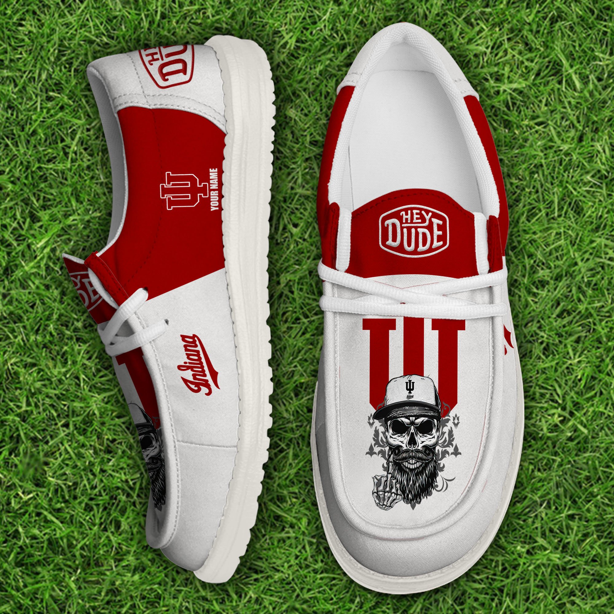 footweareliteindiana hoosiers custom name hey dude shoes fqzb0