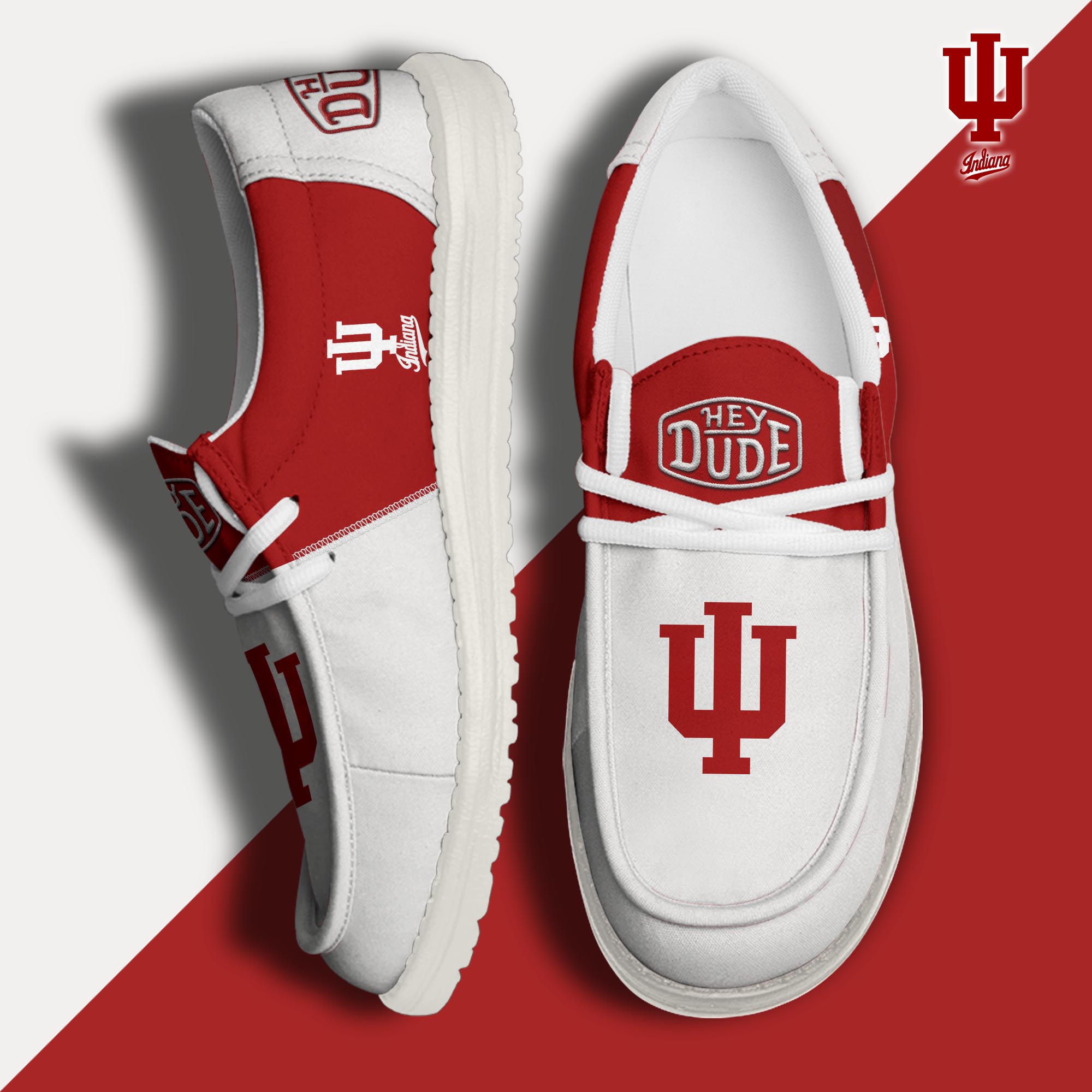 footweareliteindiana hoosiers custom name hey dude shoes wbiw5