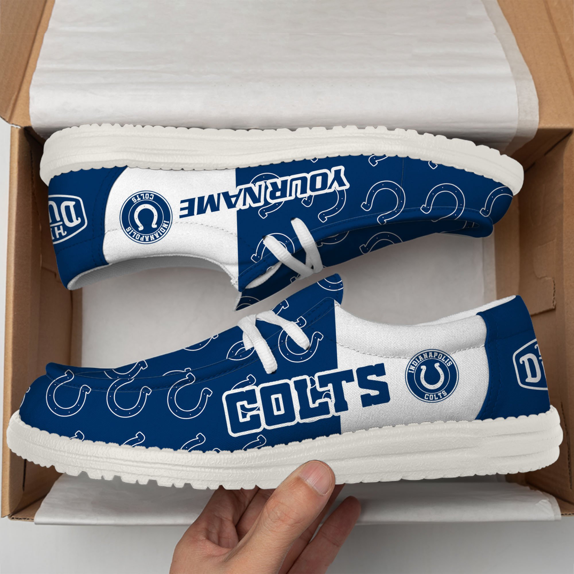 footweareliteindianapolis colts custom name hey dude shoes fedm7