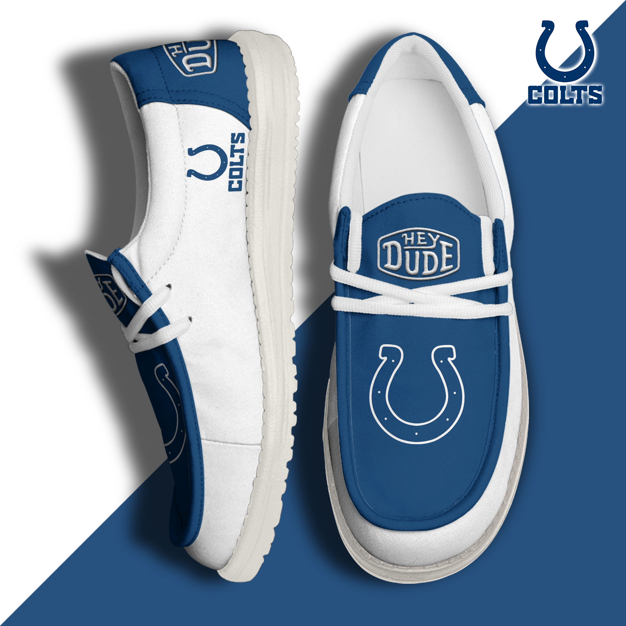 footweareliteindianapolis colts custom name hey dude shoes koczp