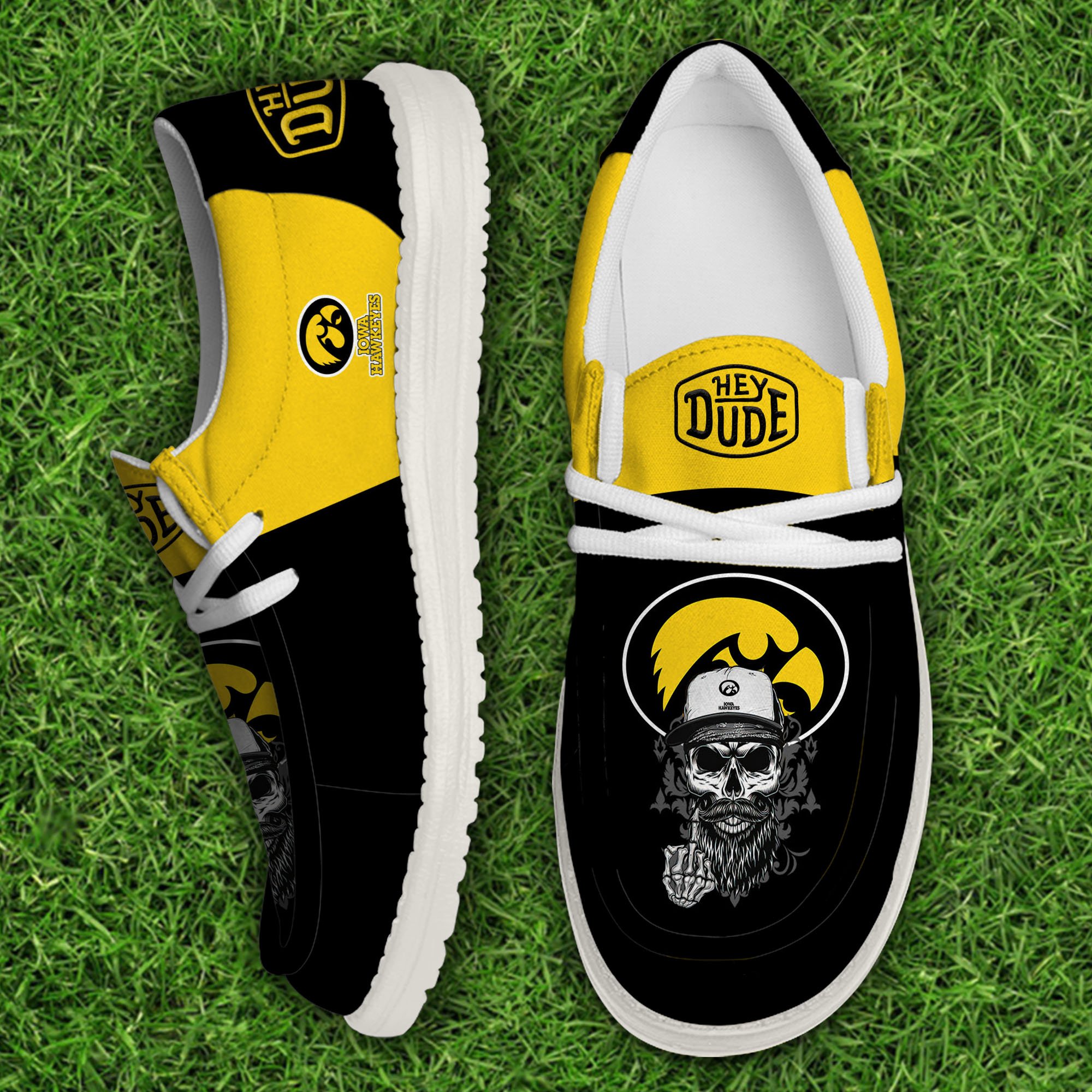 footweareliteiowa hawkeyes custom name hey dude shoes 1moex